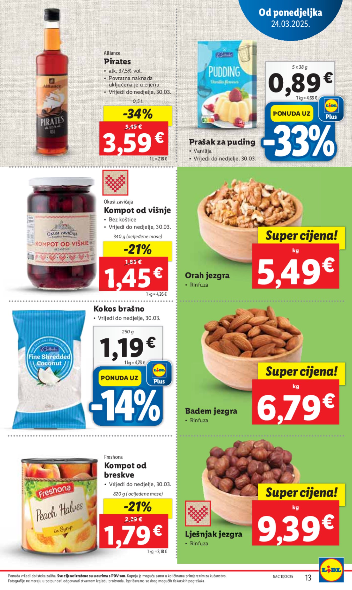 Lidl katalog Super ponuda od ponedjeljka 24.03.-30.03.2025.