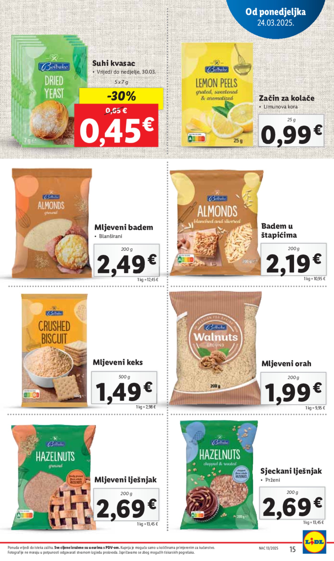 Lidl katalog Super ponuda od ponedjeljka 24.03.-30.03.2025.