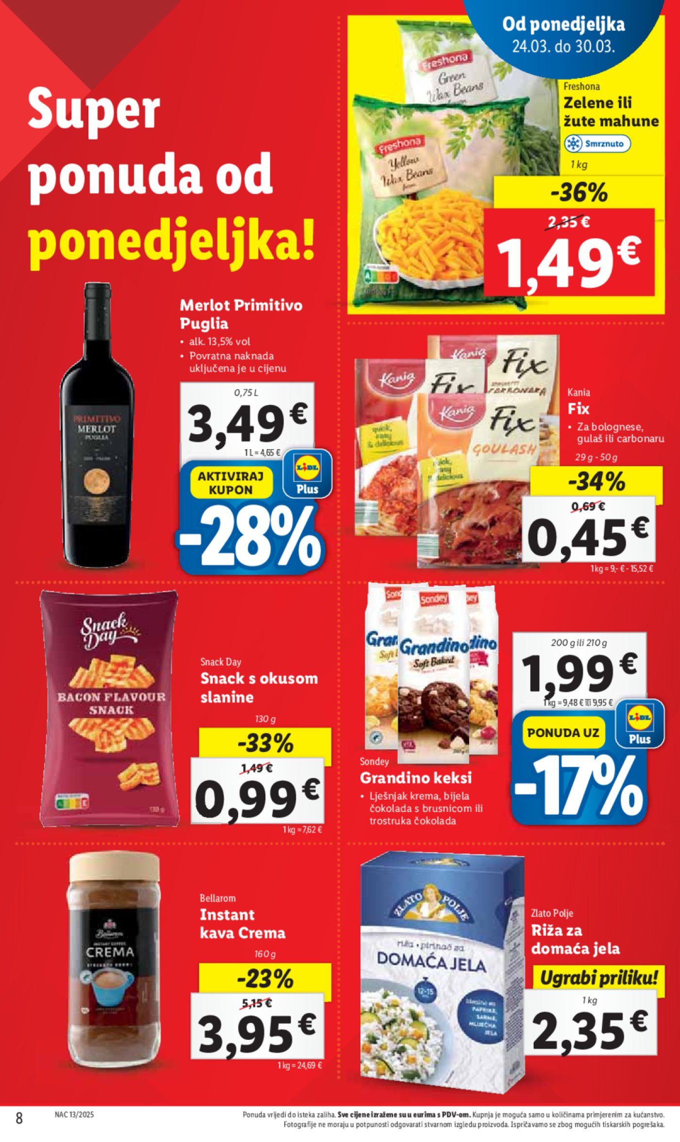 Lidl katalog Super ponuda od ponedjeljka 24.03.-30.03.2025.
