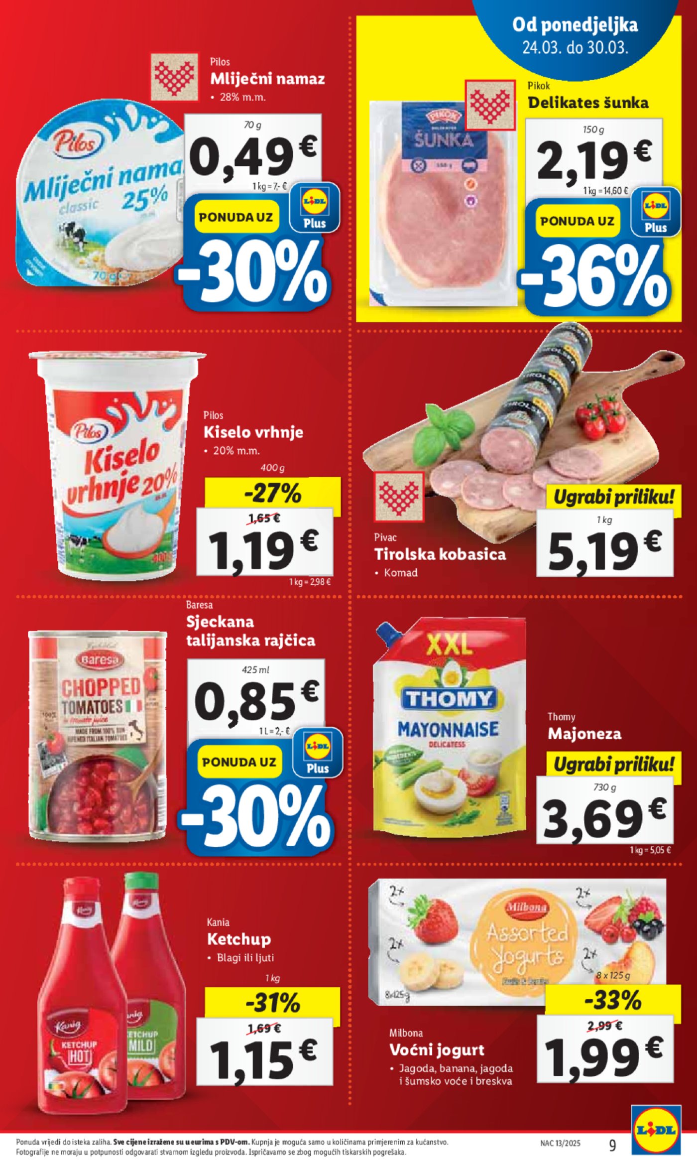 Lidl katalog Super ponuda od ponedjeljka 24.03.-30.03.2025.