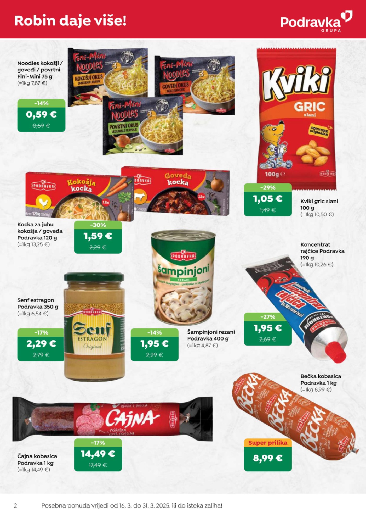 Robin katalog Akcija 16.03.-31.03.2025.