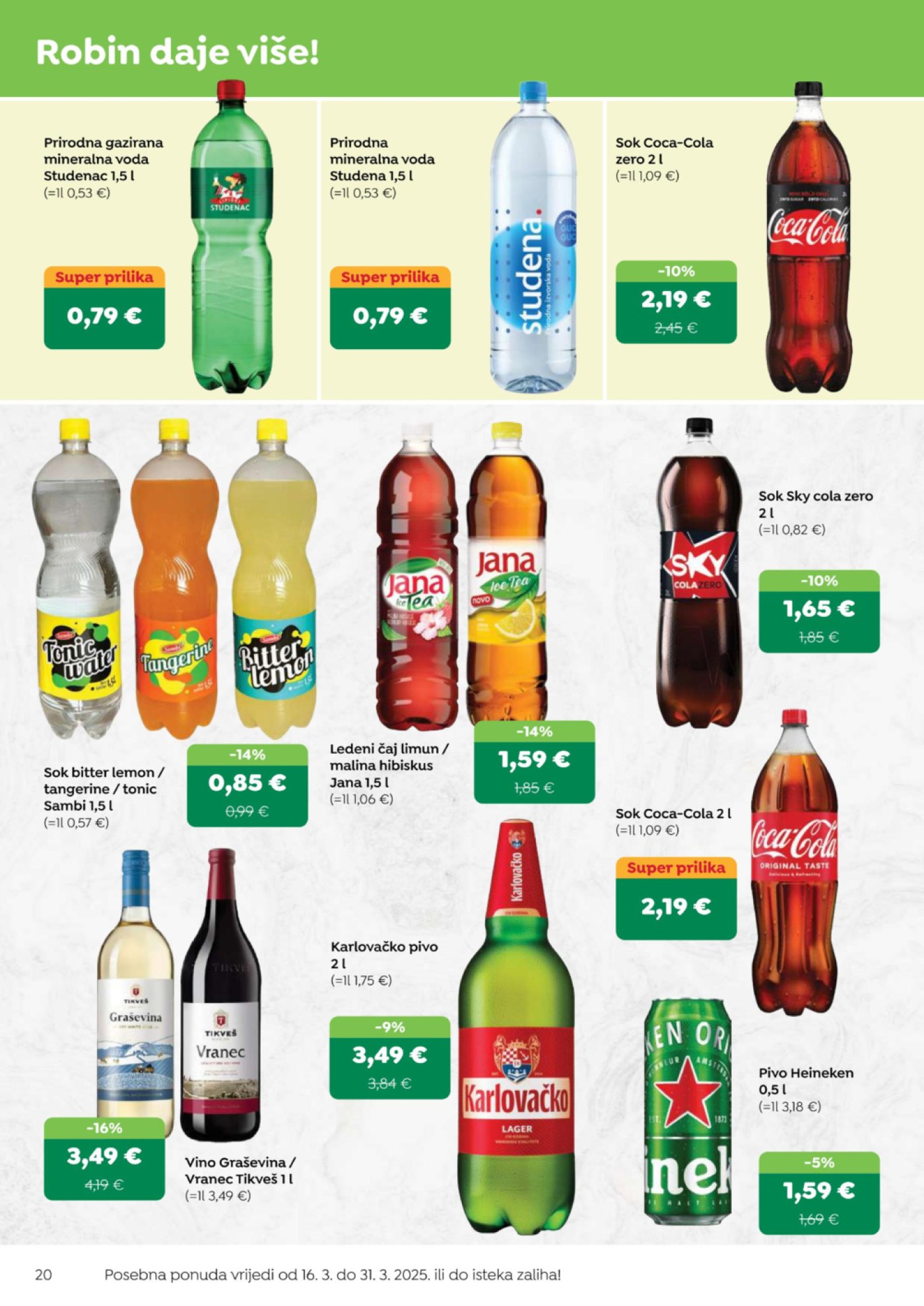 Robin katalog Akcija 16.03.-31.03.2025.