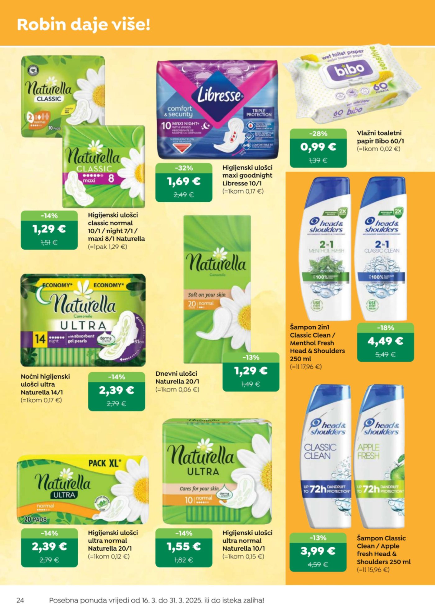 Robin katalog Akcija 16.03.-31.03.2025.