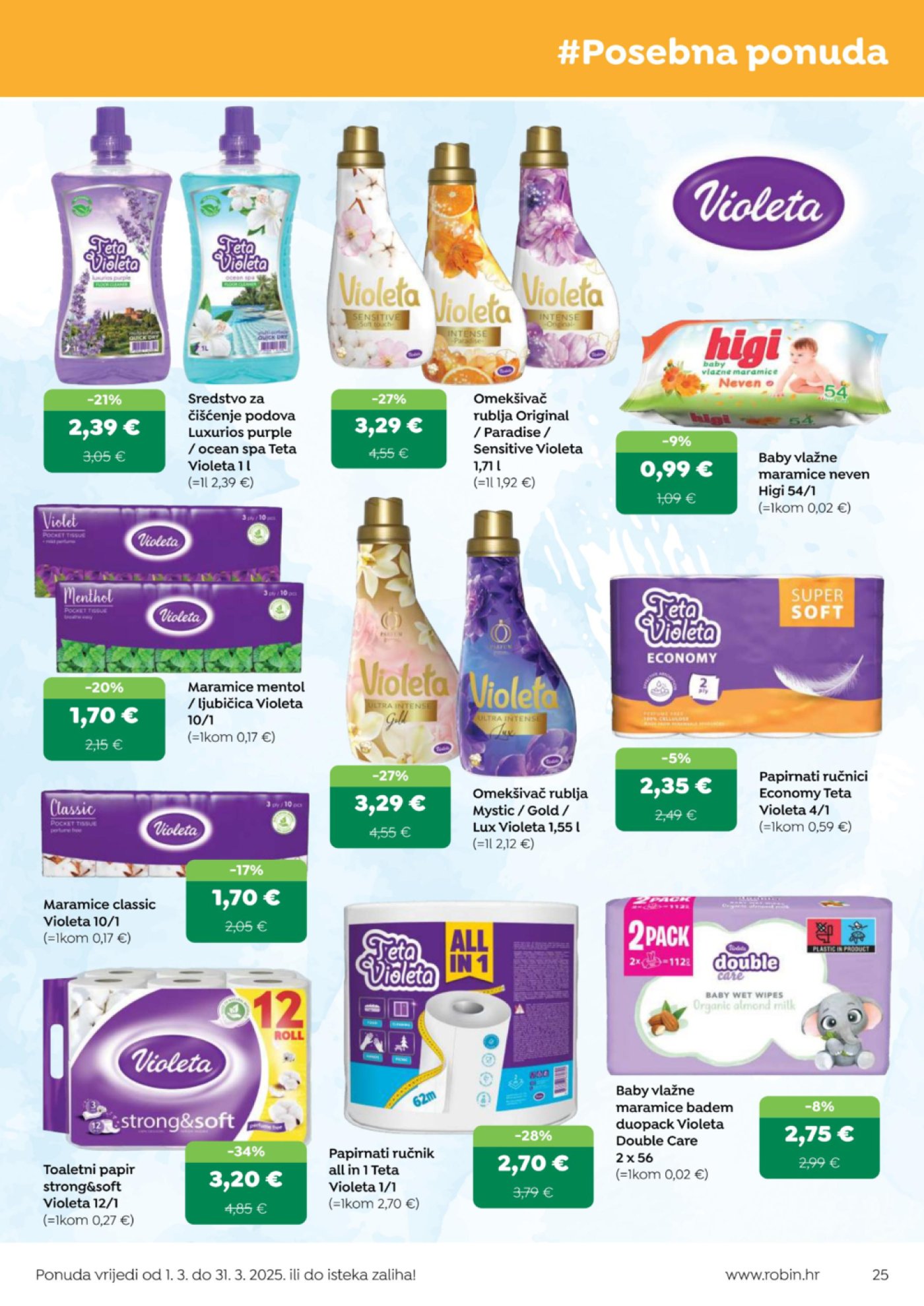 Robin katalog Akcija 16.03.-31.03.2025.