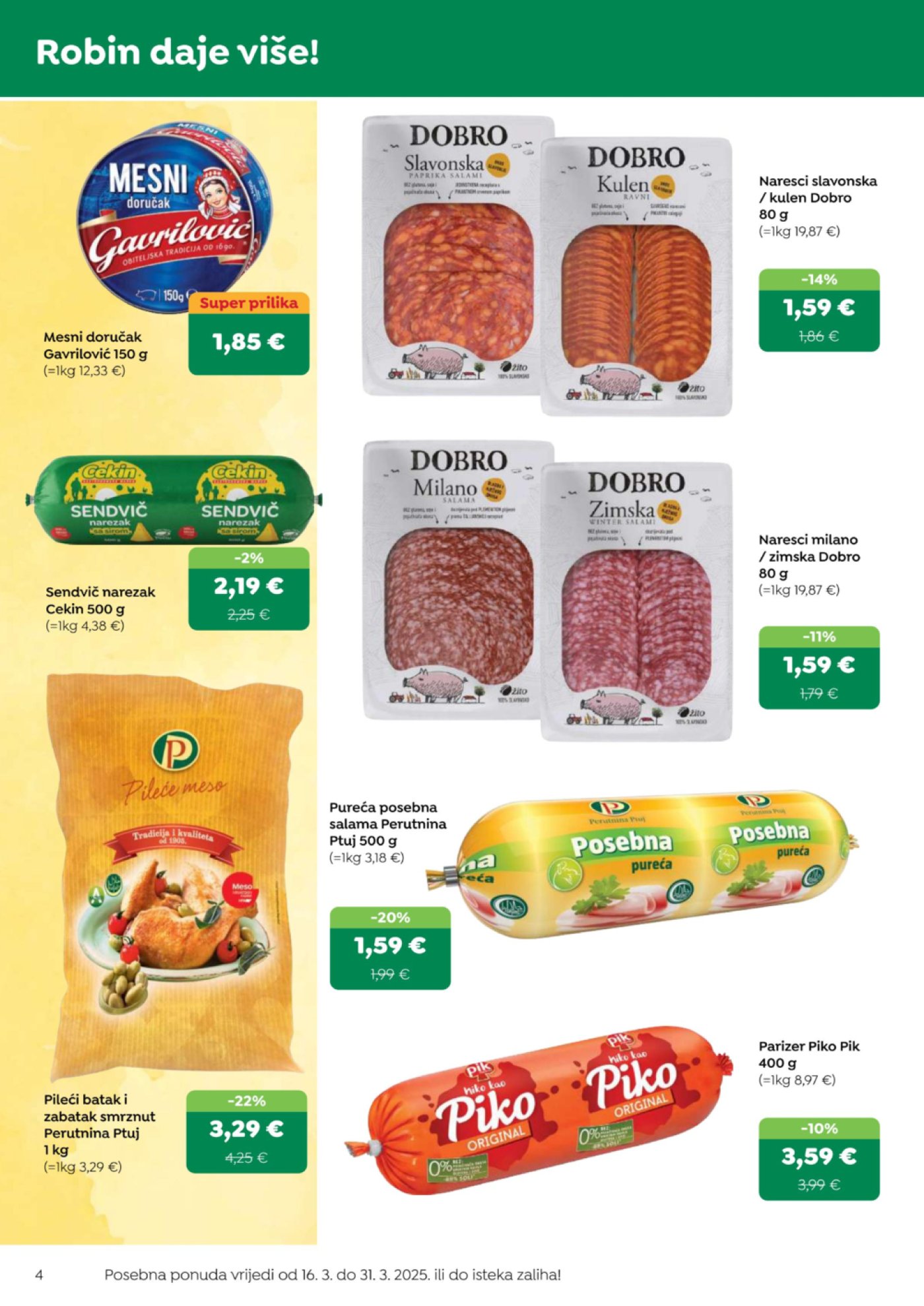 Robin katalog Akcija 16.03.-31.03.2025.