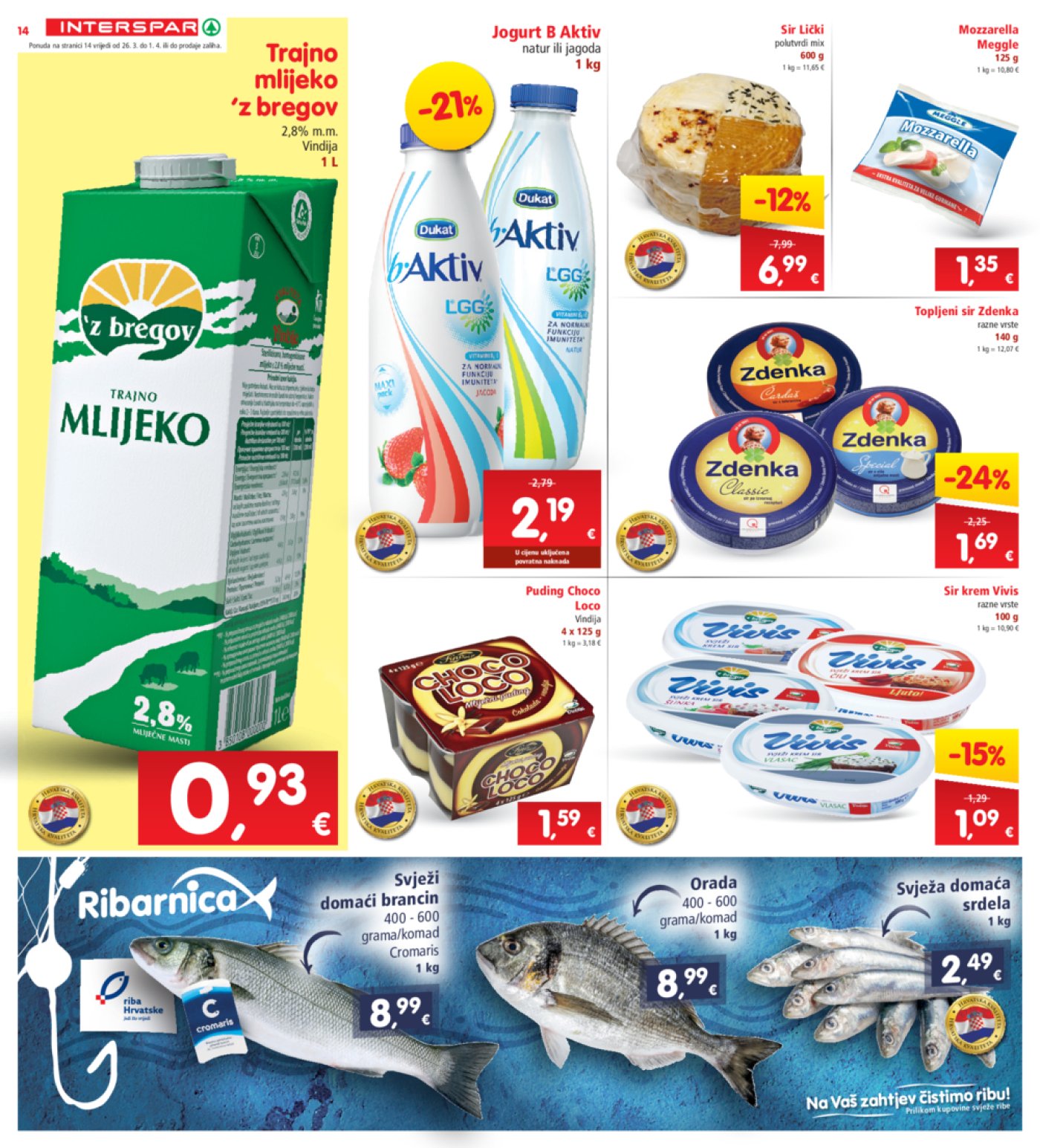 INTERSPAR katalog Akcija 26.03.-01.04.2025.