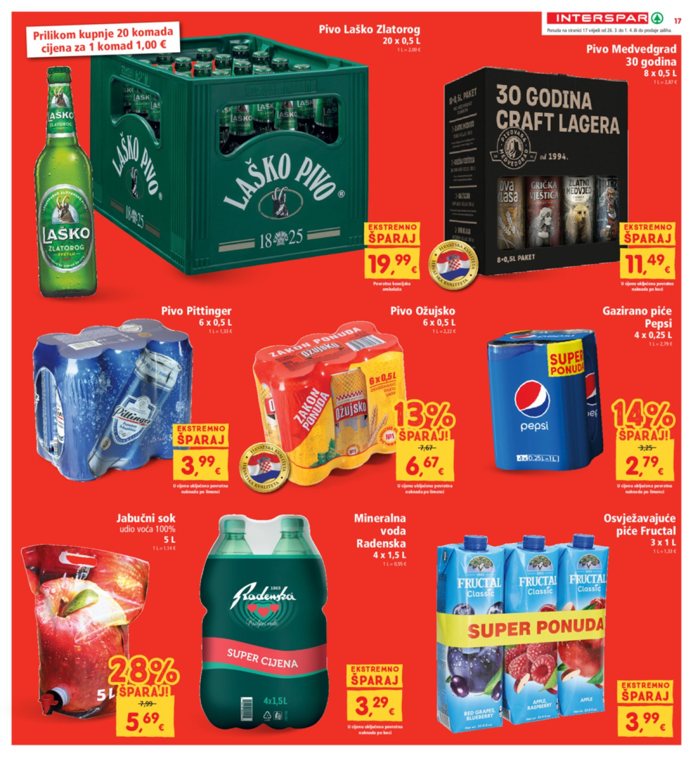 INTERSPAR katalog Akcija 26.03.-01.04.2025.