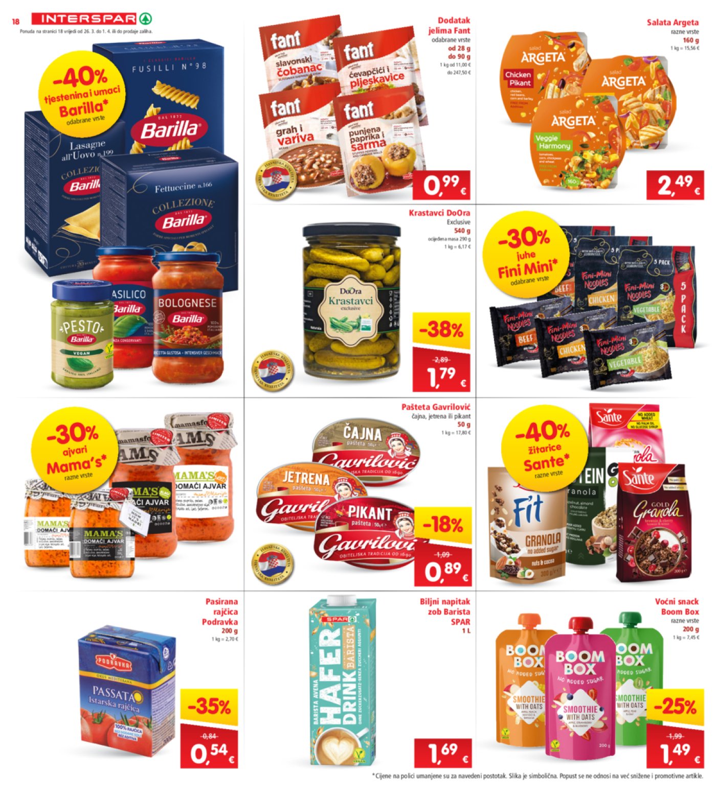 INTERSPAR katalog Akcija 26.03.-01.04.2025.