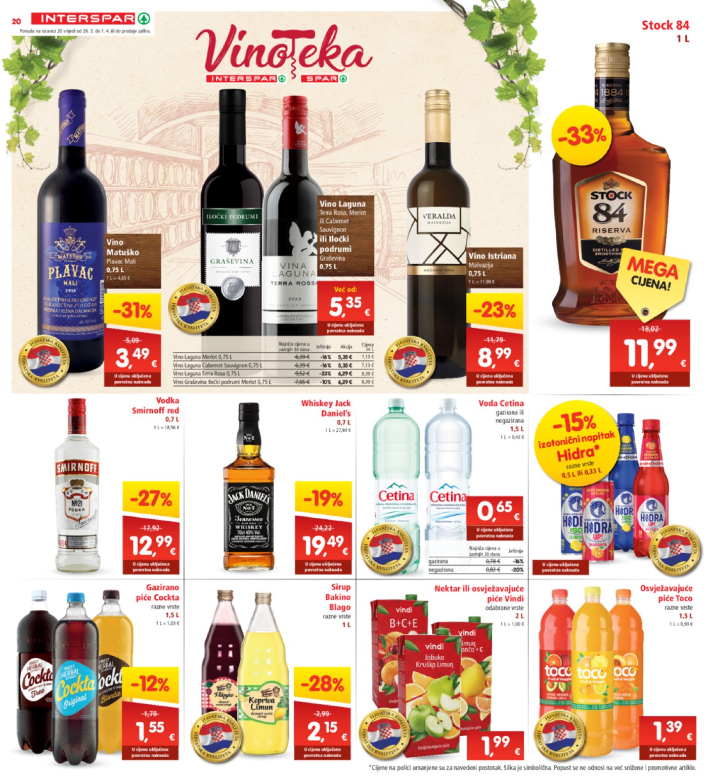 INTERSPAR katalog Akcija 26.03.-01.04.2025.