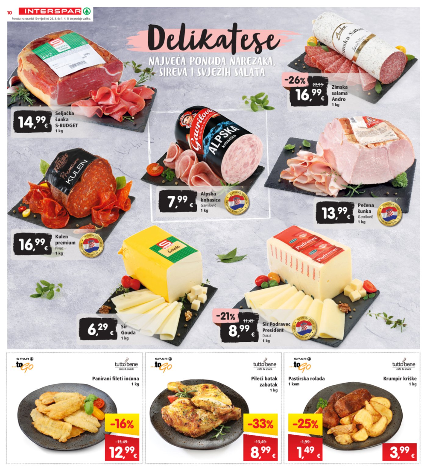 INTERSPAR katalog Akcija 26.03.-01.04.2025.