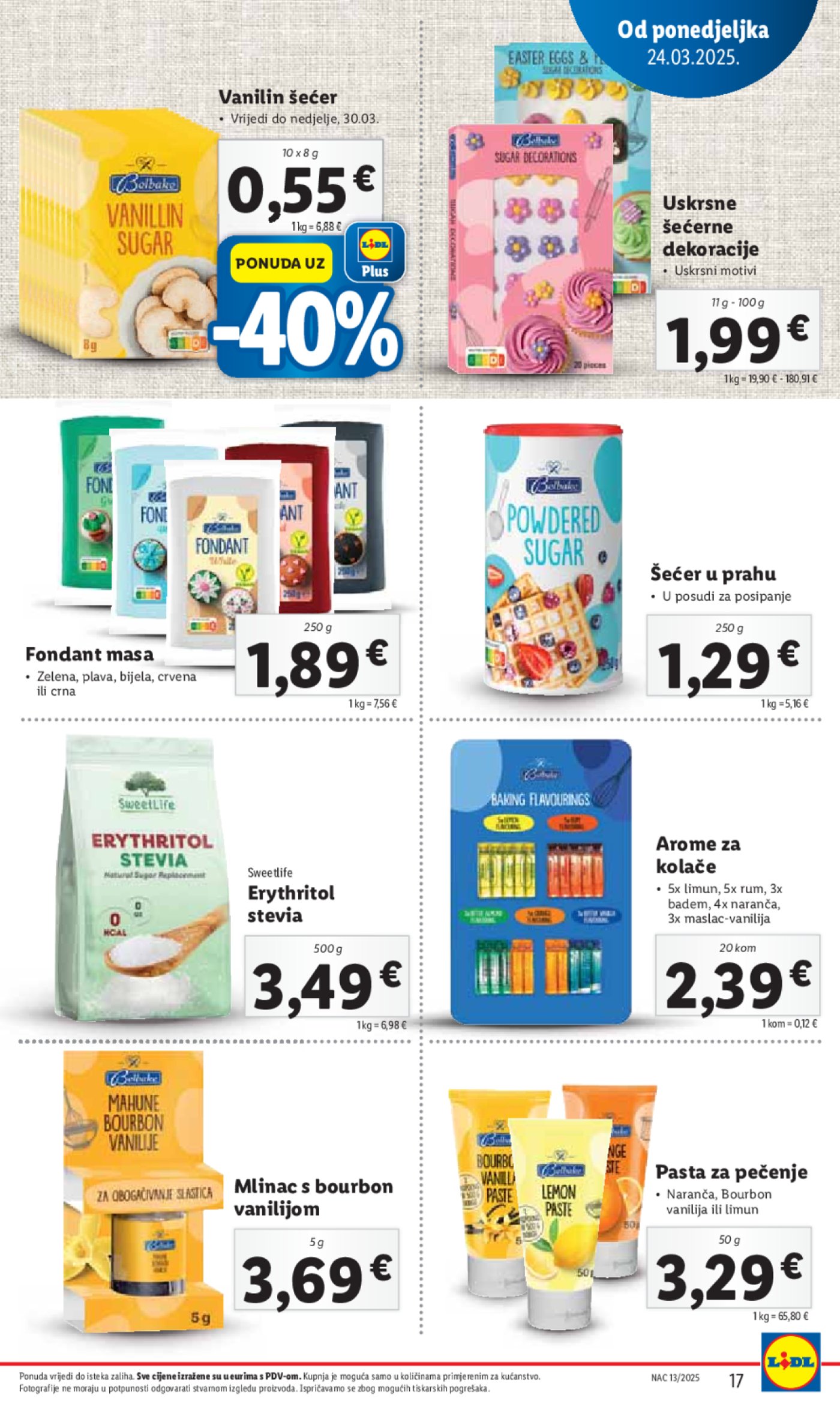 Lidl katalog Super ponuda od ponedjeljka 24.03.-30.03.2025.