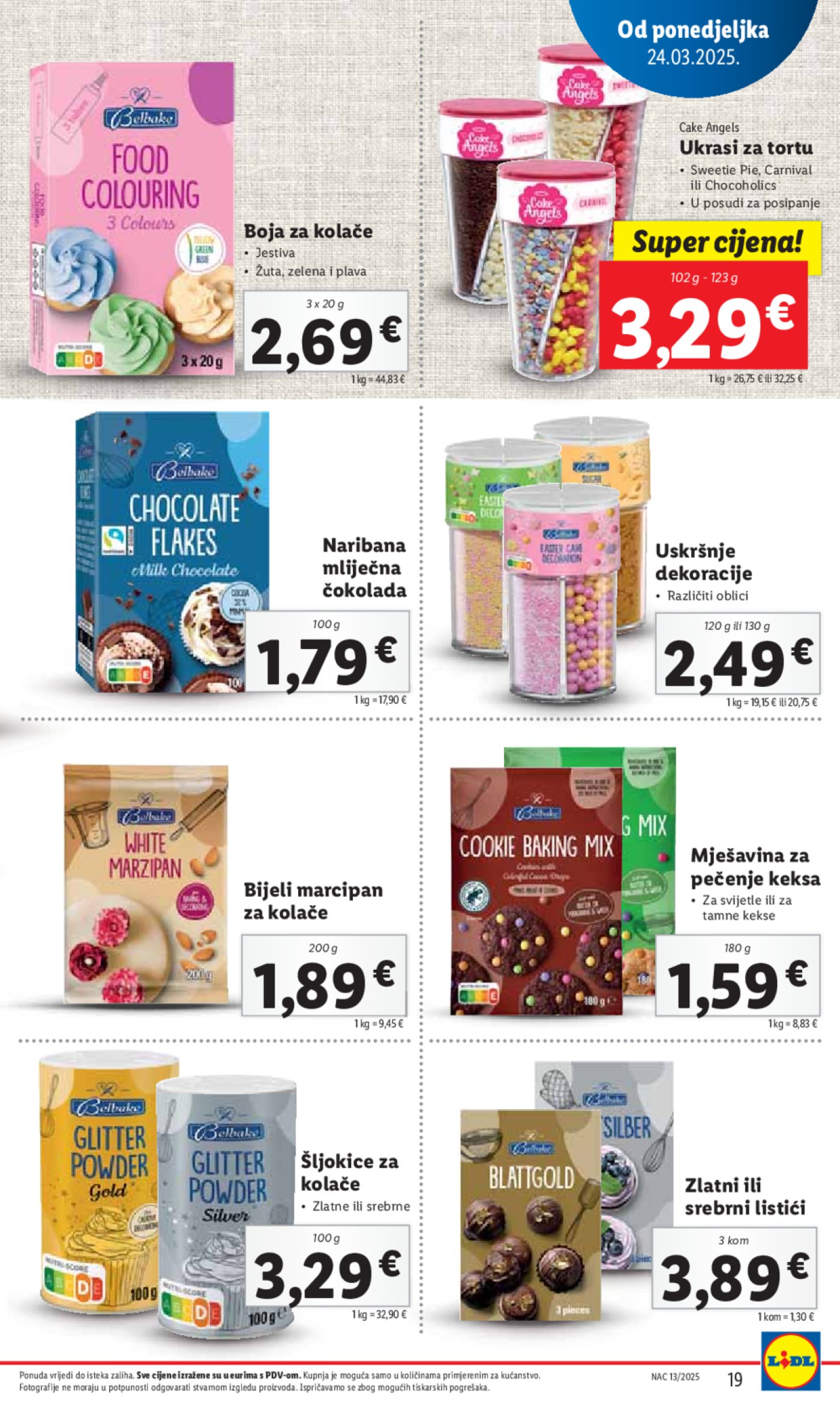Lidl katalog Super ponuda od ponedjeljka 24.03.-30.03.2025.