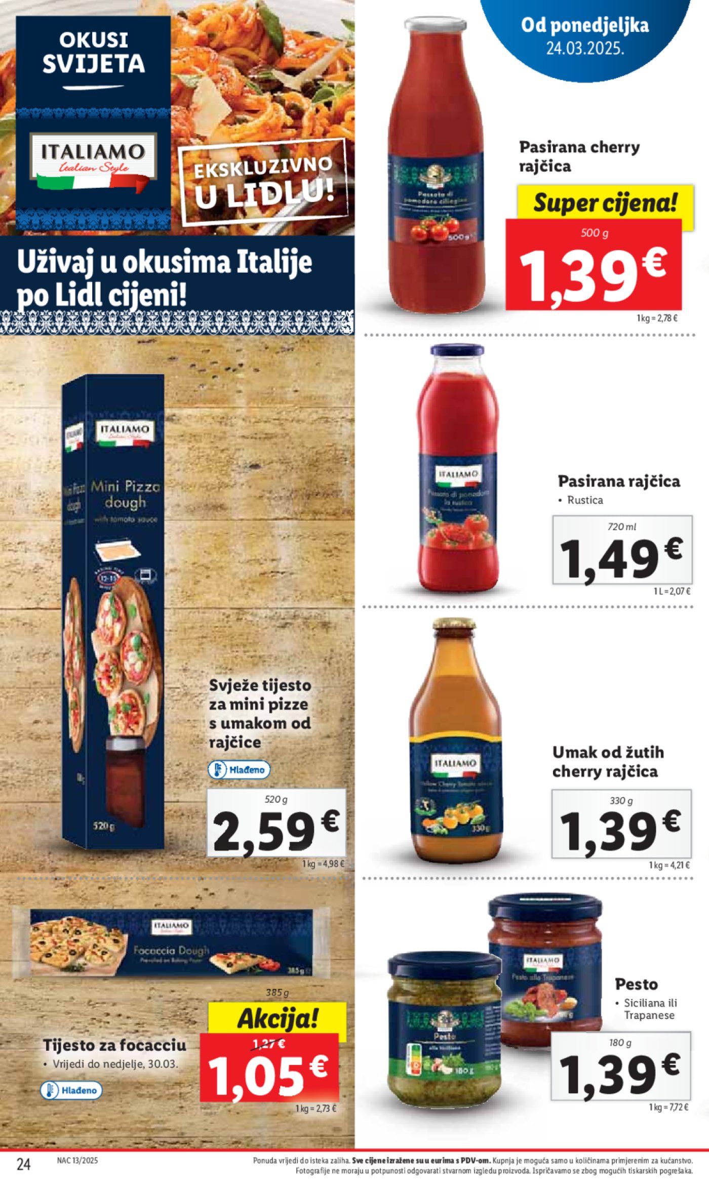 Lidl katalog Super ponuda od ponedjeljka 24.03.-30.03.2025.