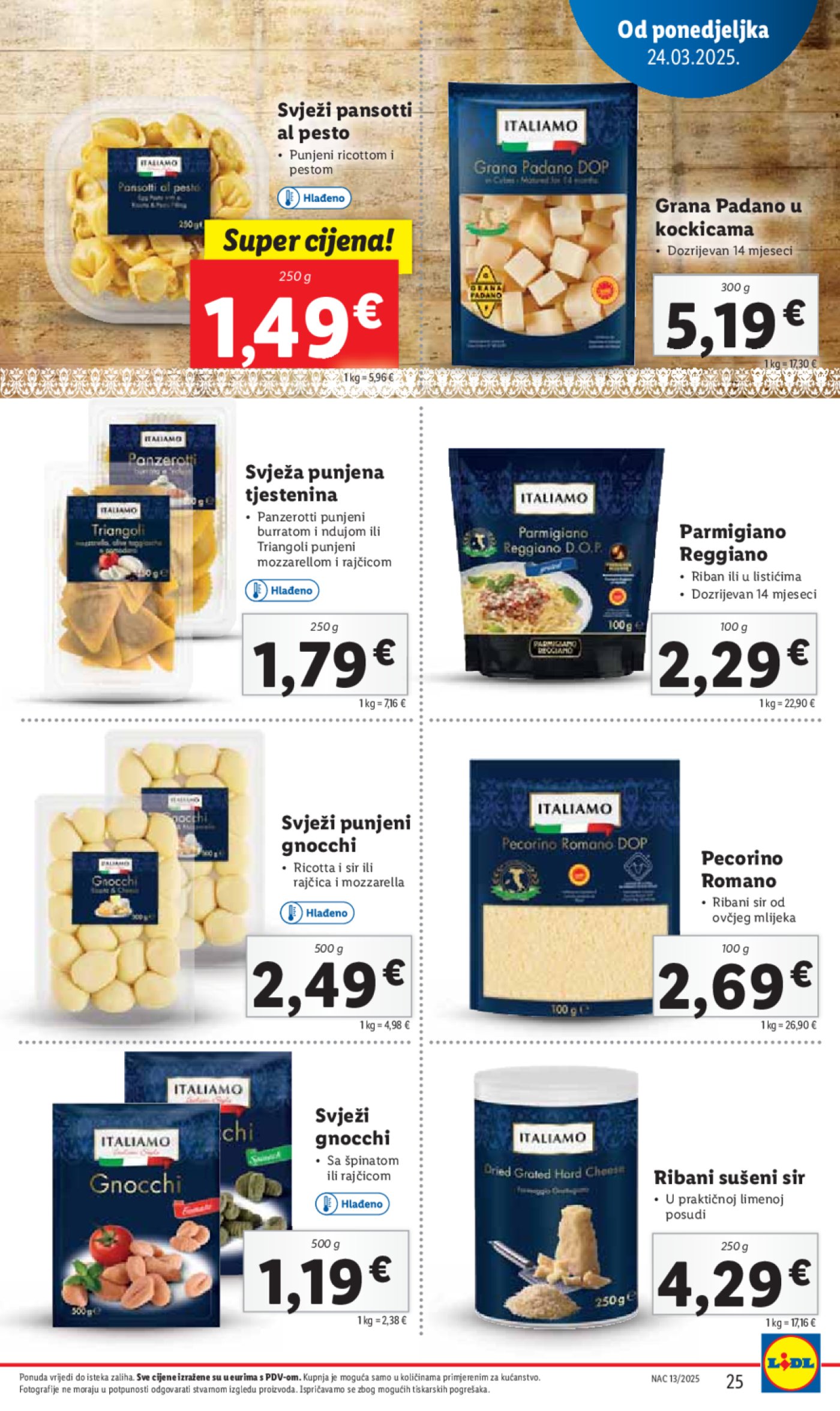 Lidl katalog Super ponuda od ponedjeljka 24.03.-30.03.2025.