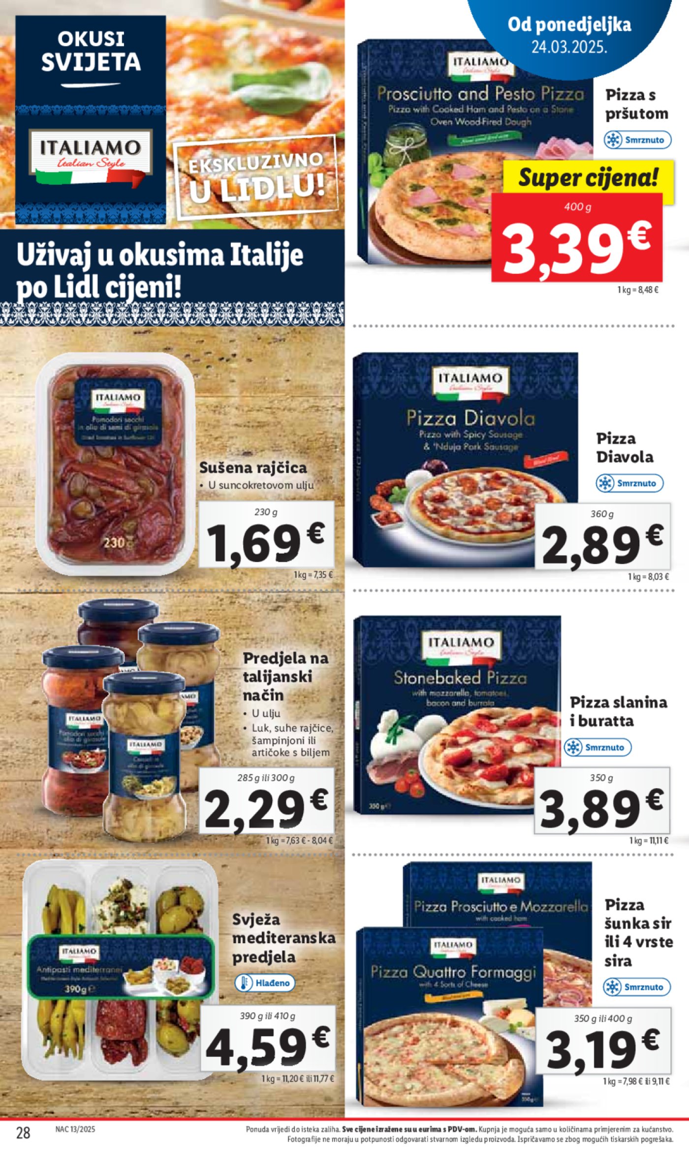 Lidl katalog Super ponuda od ponedjeljka 24.03.-30.03.2025.