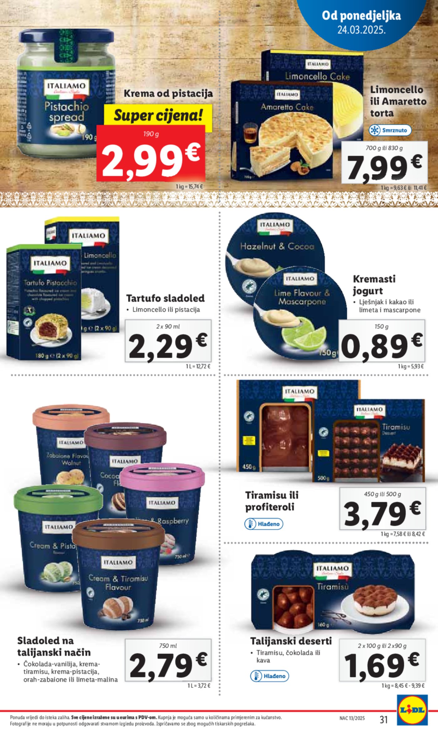 Lidl katalog Super ponuda od ponedjeljka 24.03.-30.03.2025.