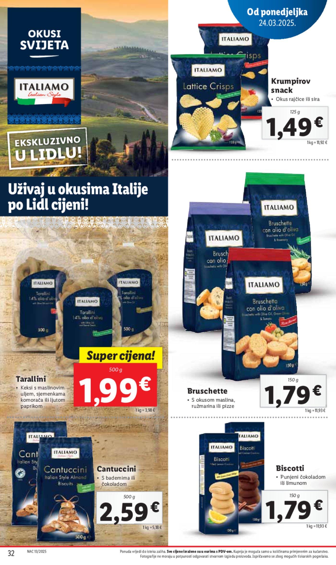 Lidl katalog Super ponuda od ponedjeljka 24.03.-30.03.2025.