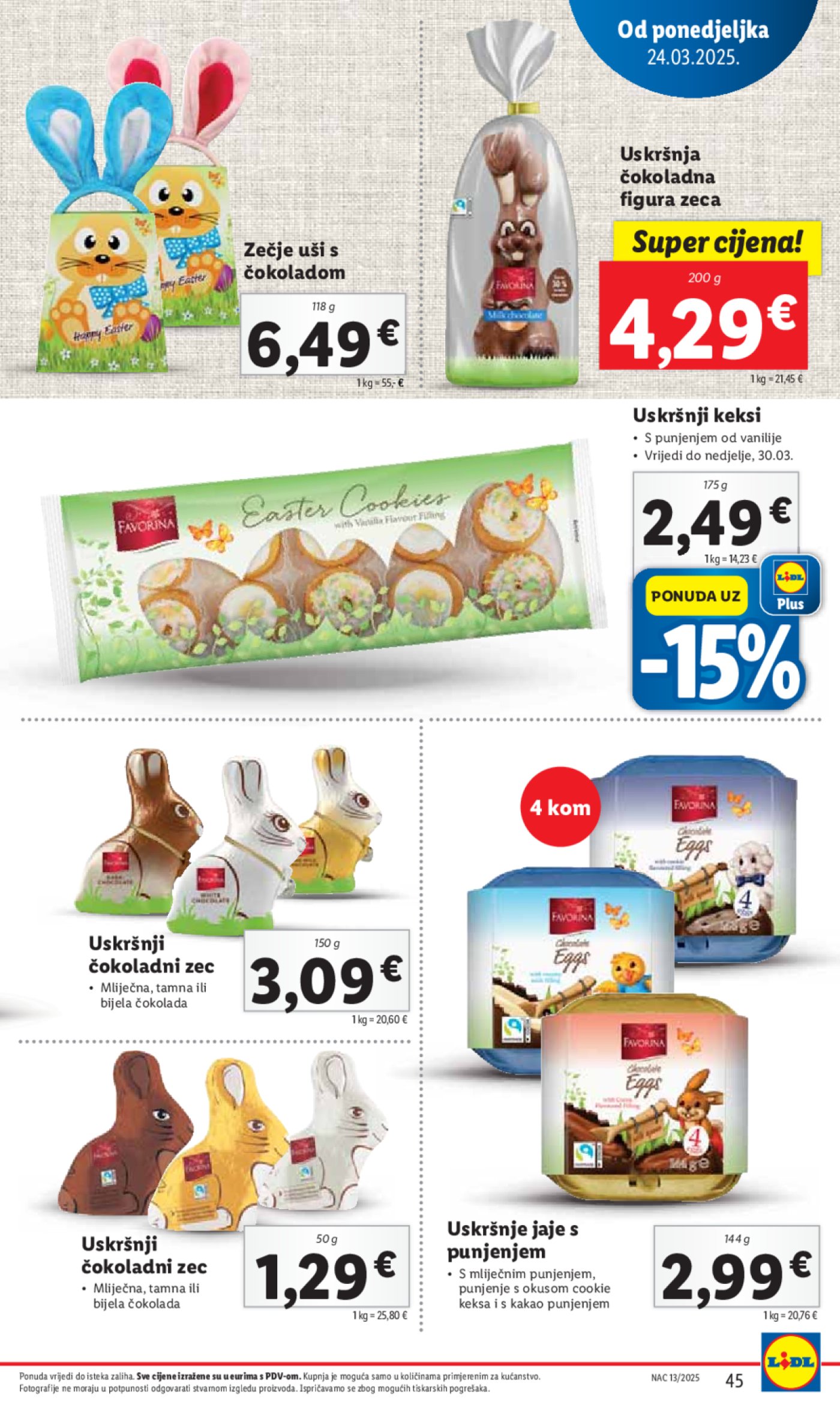 Lidl katalog Super ponuda od ponedjeljka 24.03.-30.03.2025.