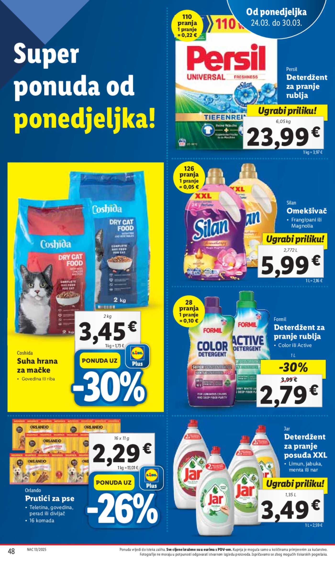 Lidl katalog Super ponuda od ponedjeljka 24.03.-30.03.2025.