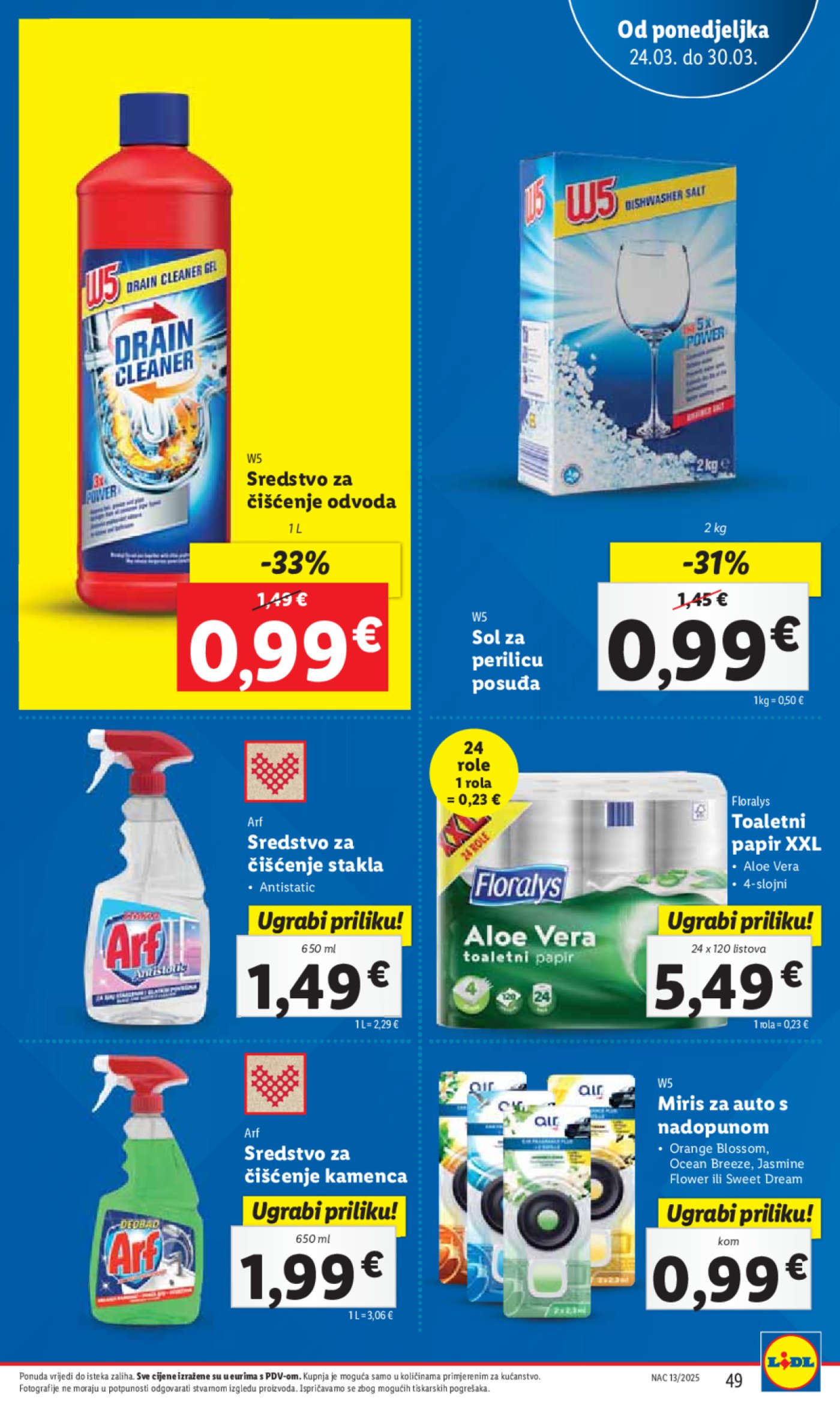 Lidl katalog Super ponuda od ponedjeljka 24.03.-30.03.2025.