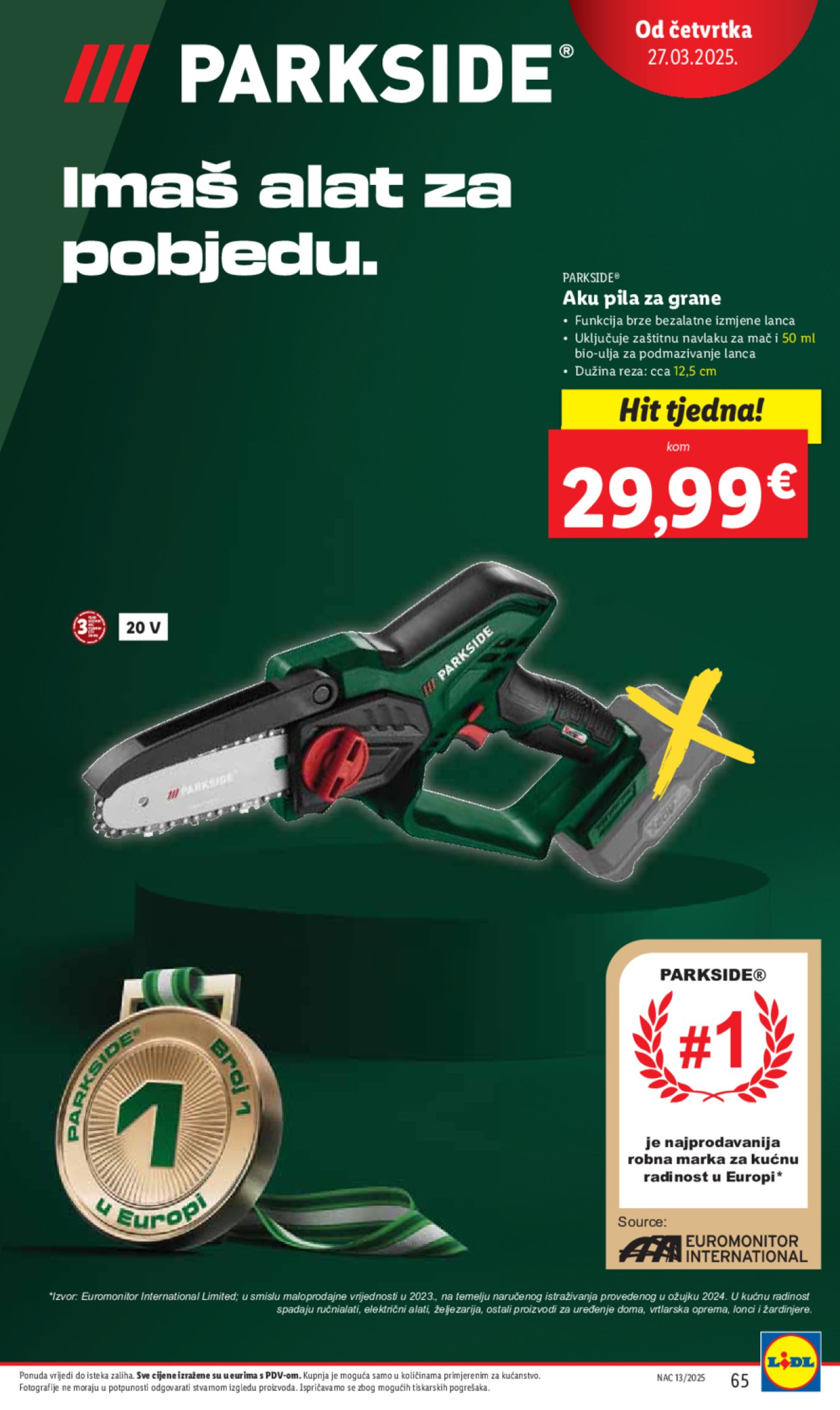 Lidl katalog Super ponuda od ponedjeljka 24.03.-30.03.2025.
