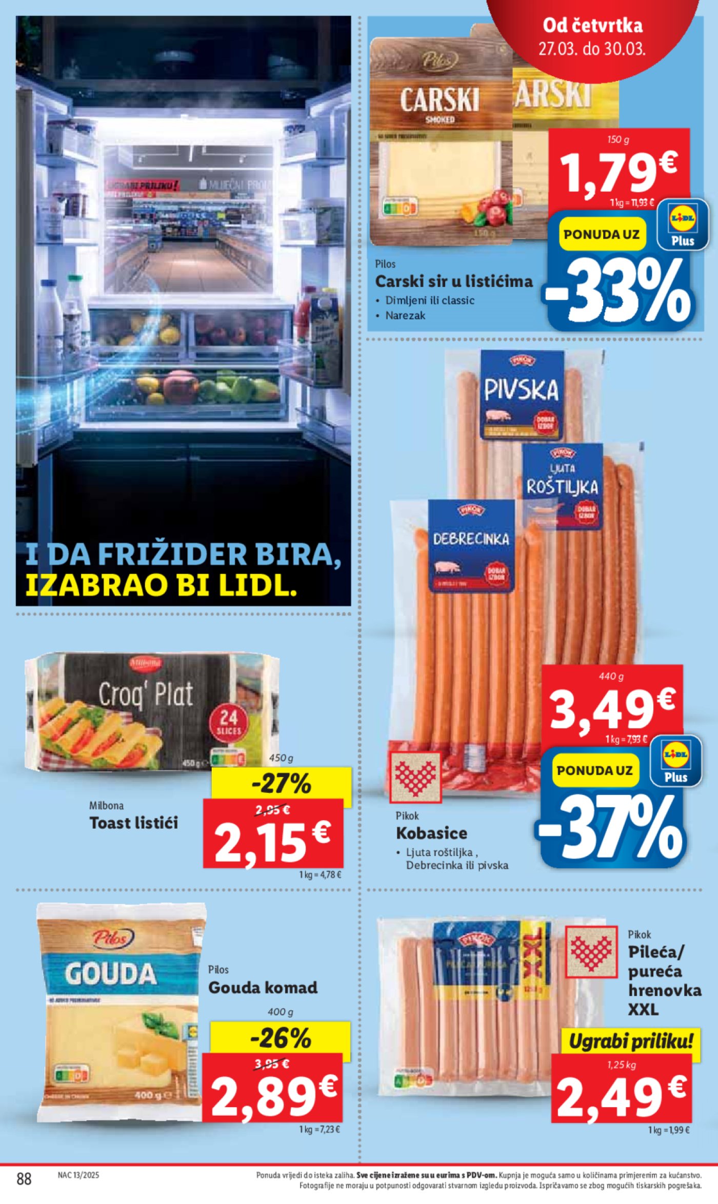 Lidl katalog Super ponuda od ponedjeljka 24.03.-30.03.2025.