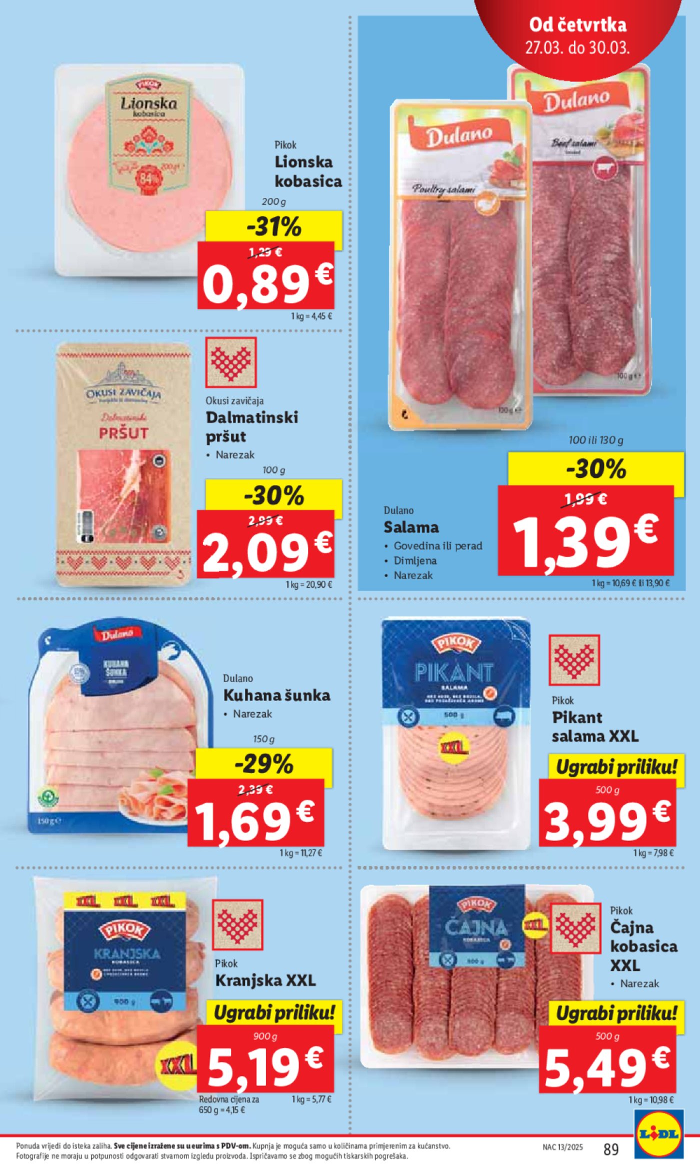 Lidl katalog Super ponuda od ponedjeljka 24.03.-30.03.2025.