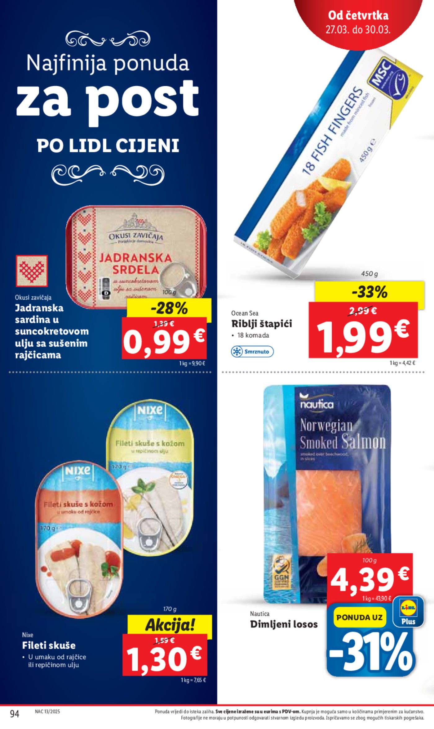 Lidl katalog Super ponuda od ponedjeljka 24.03.-30.03.2025.