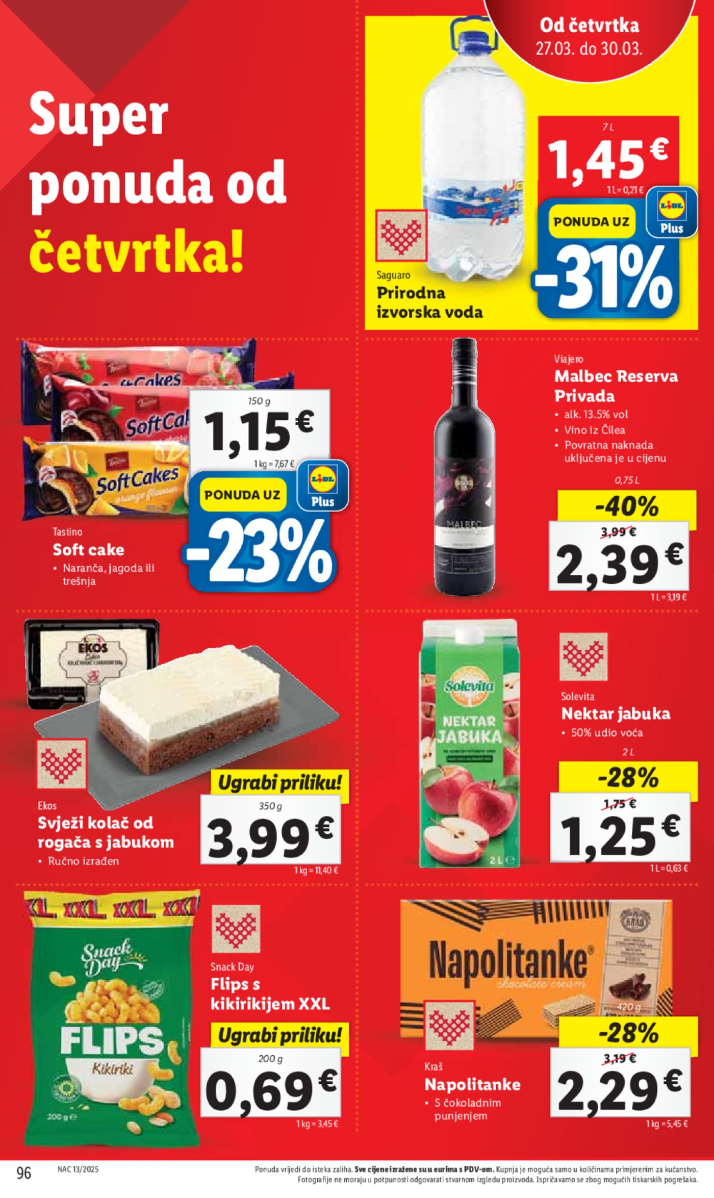 Lidl katalog Super ponuda od ponedjeljka 24.03.-30.03.2025.