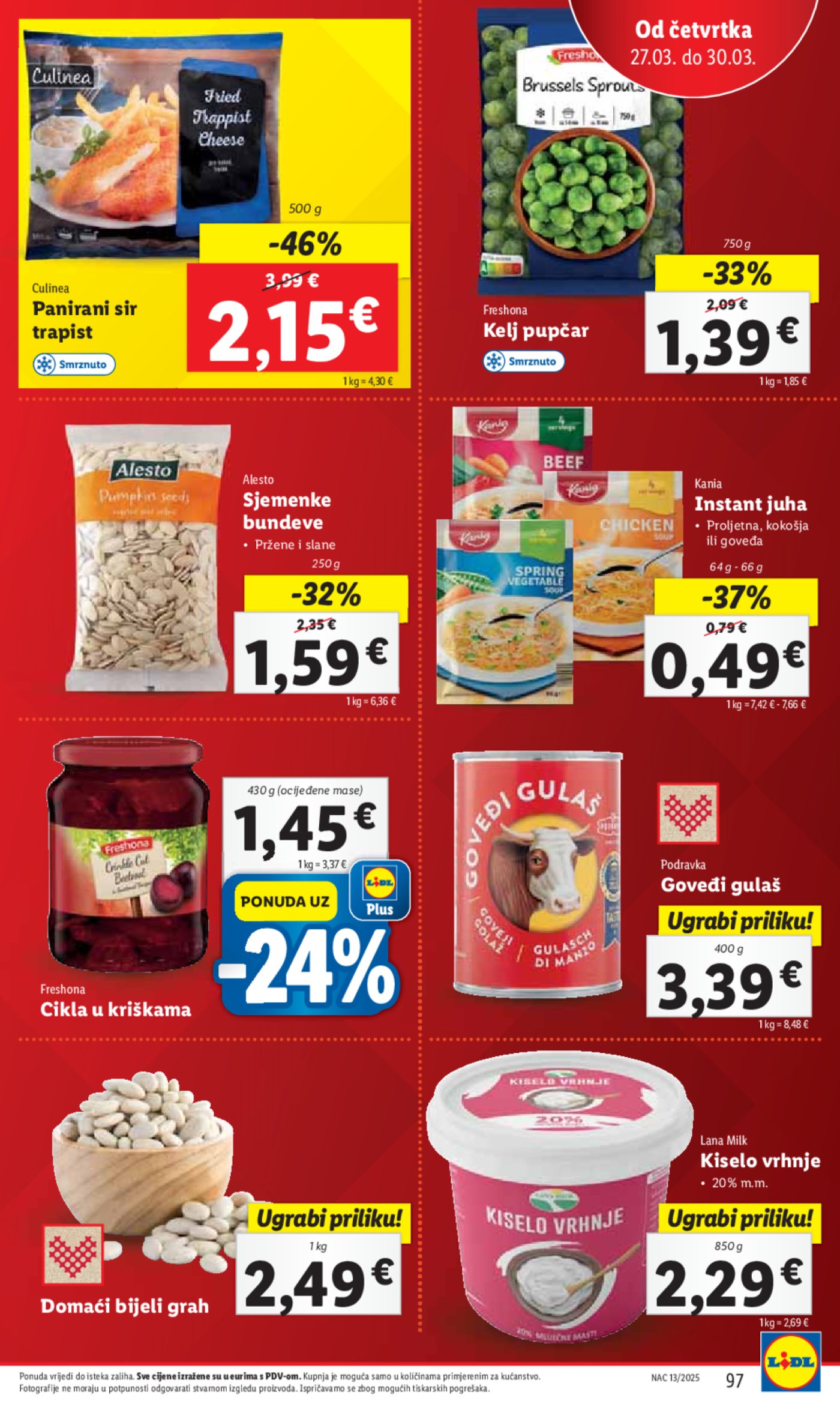 Lidl katalog Super ponuda od ponedjeljka 24.03.-30.03.2025.