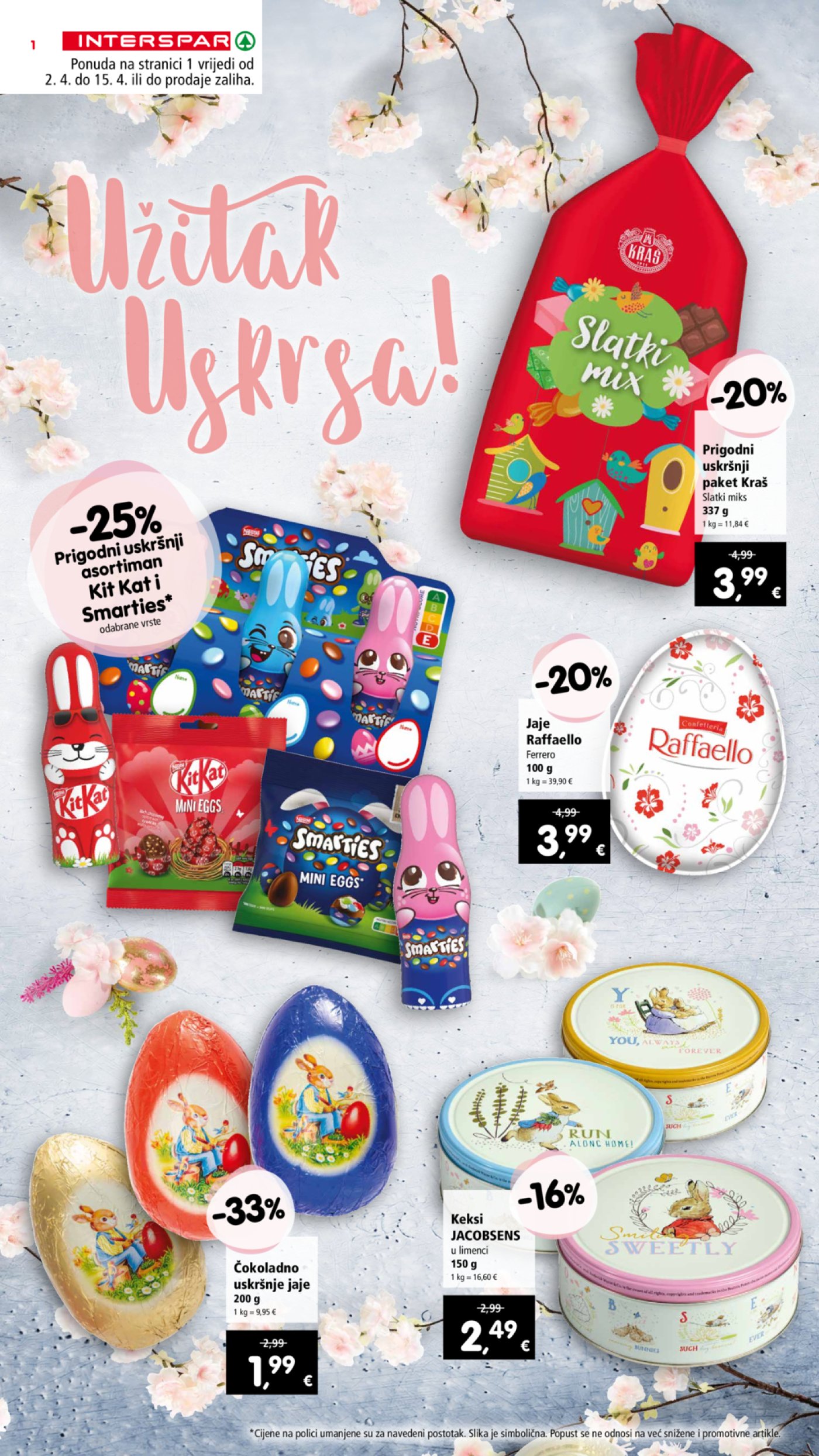 INTERSPAR katalog Slatkiši 02.04.-15.04.2025.