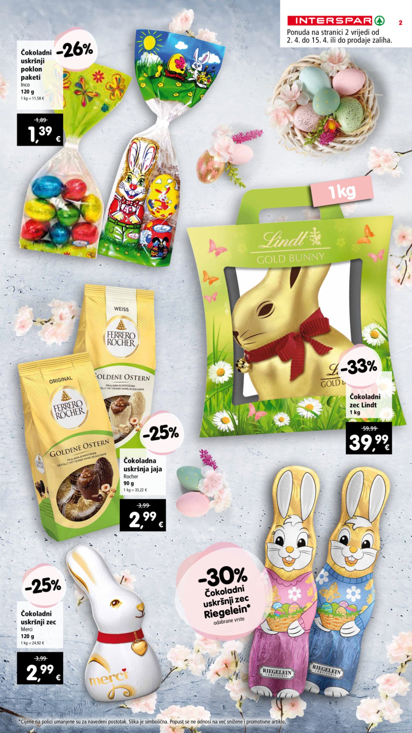 INTERSPAR katalog Slatkiši 02.04.-15.04.2025.