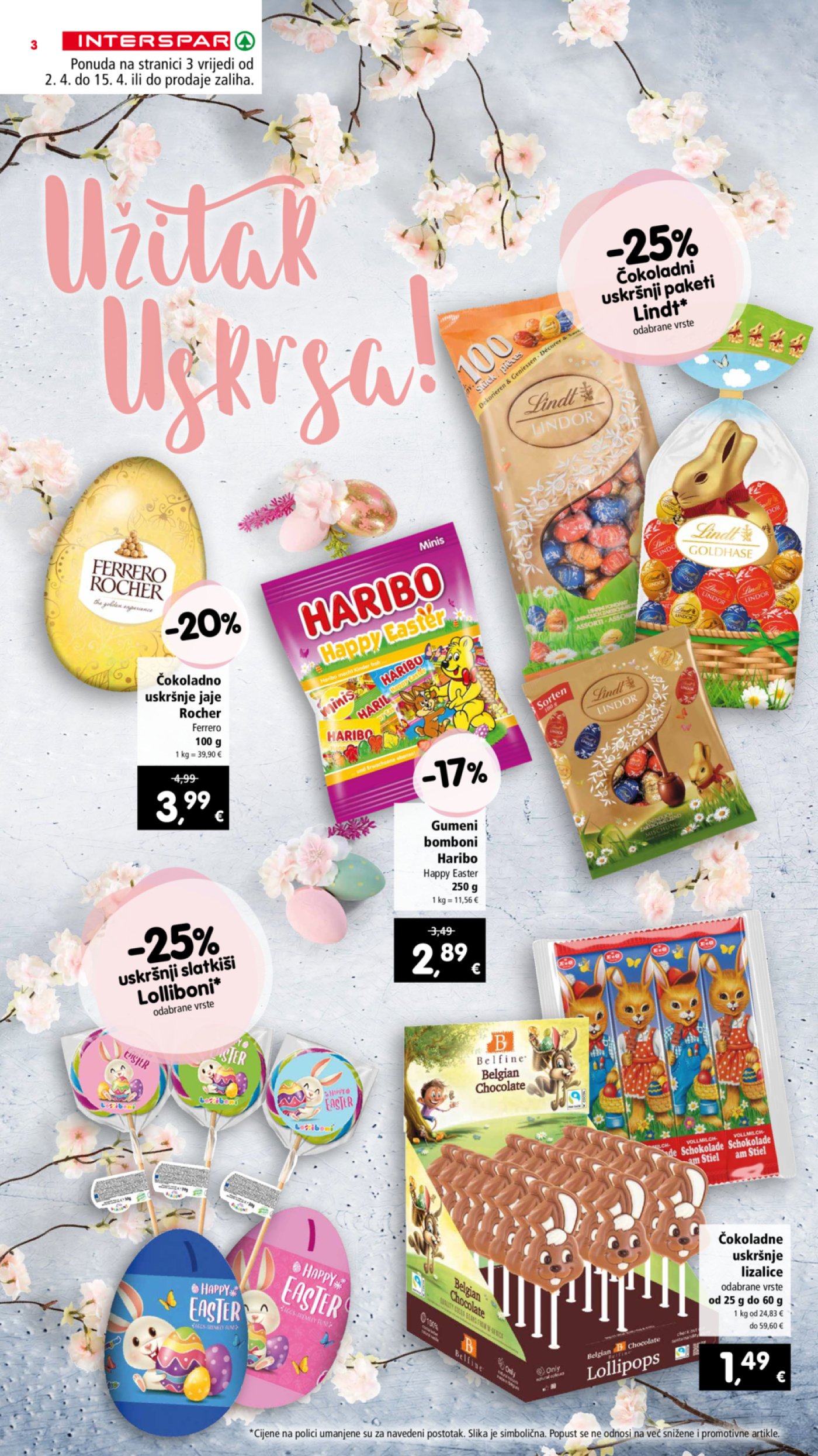 INTERSPAR katalog Slatkiši 02.04.-15.04.2025.