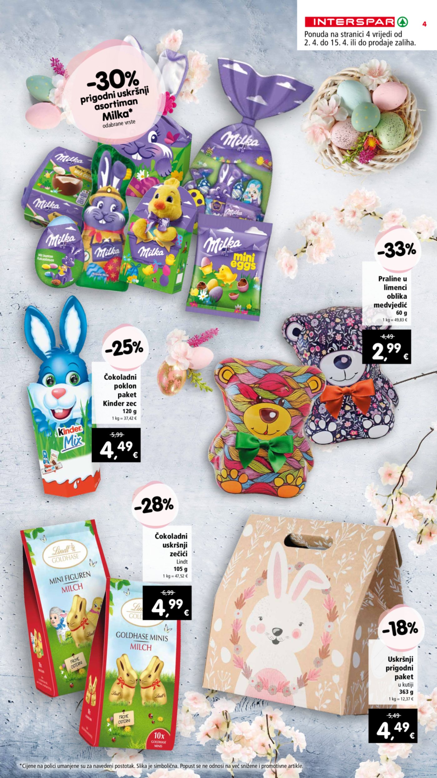 INTERSPAR katalog Slatkiši 02.04.-15.04.2025.