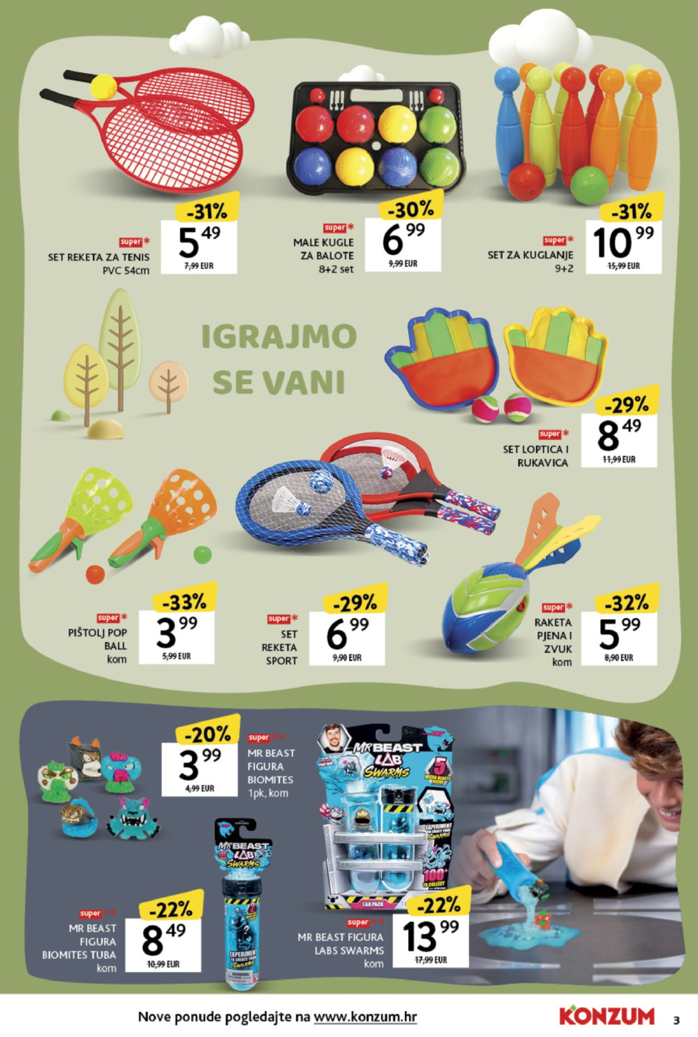 Konzum katalog Igračaka 31.03.-27.04.2025.
