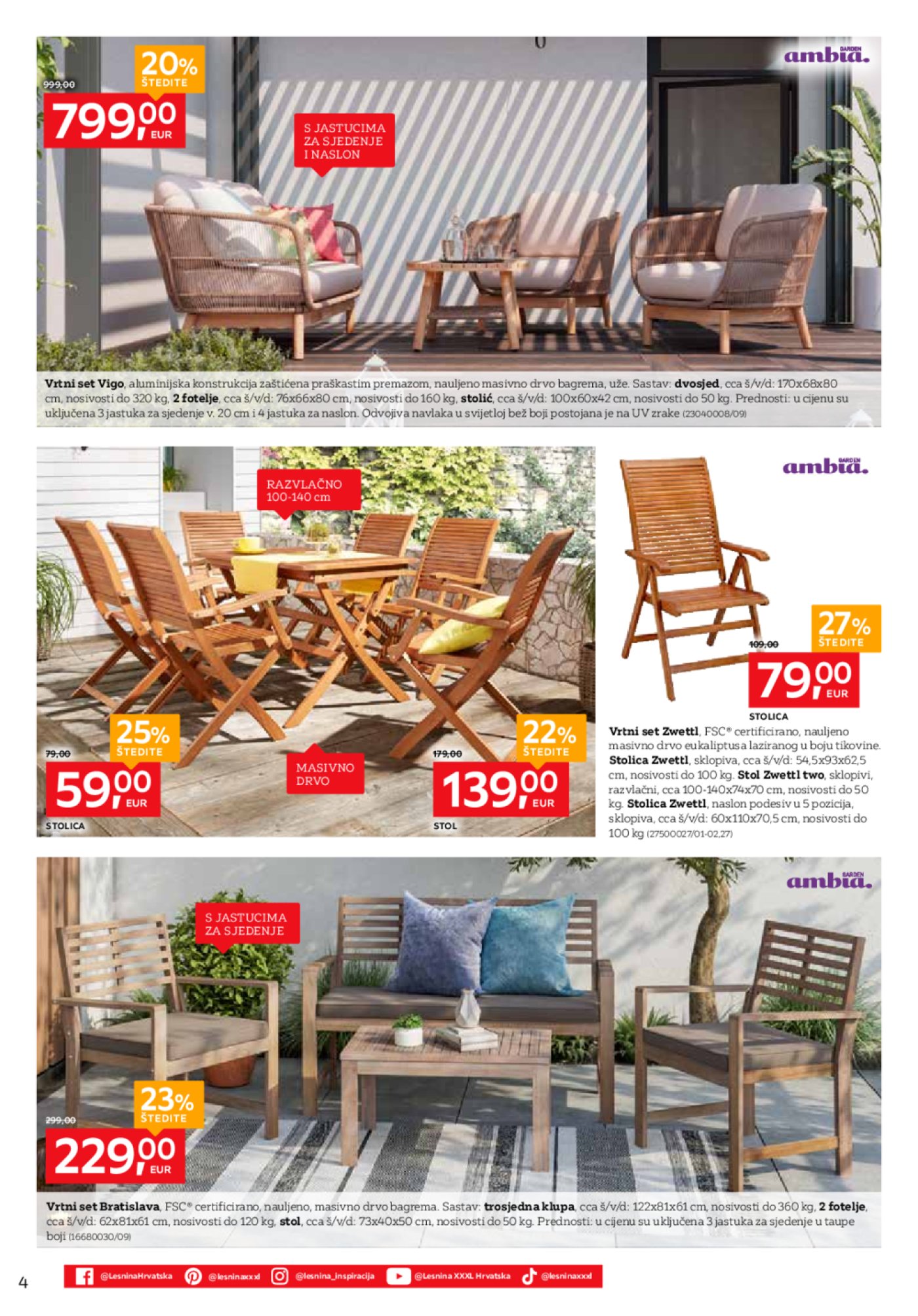 Lesnina katalog Proljetna inspiracija 01.04. - 24.042025.