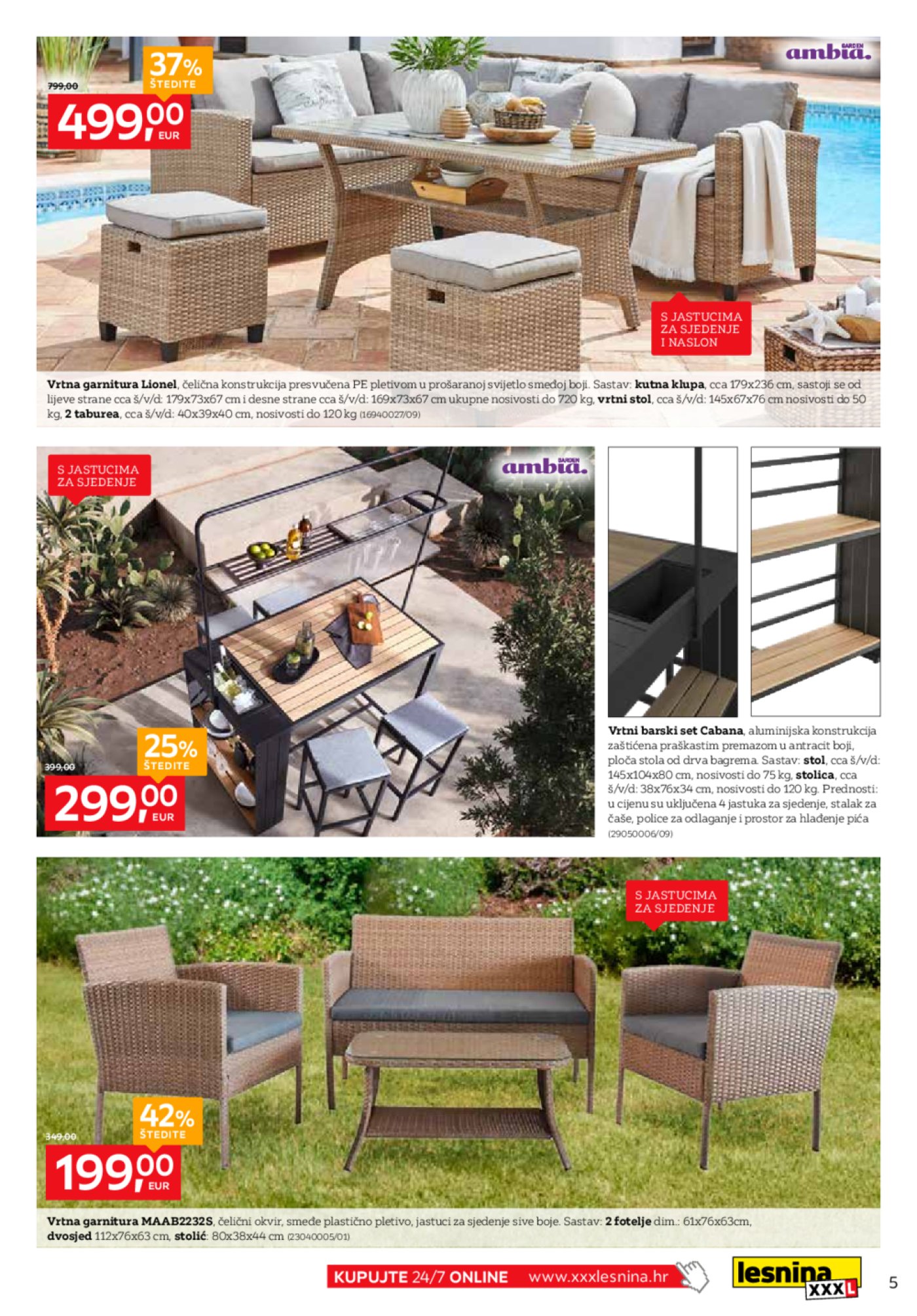 Lesnina katalog Proljetna inspiracija 01.04. - 24.042025.