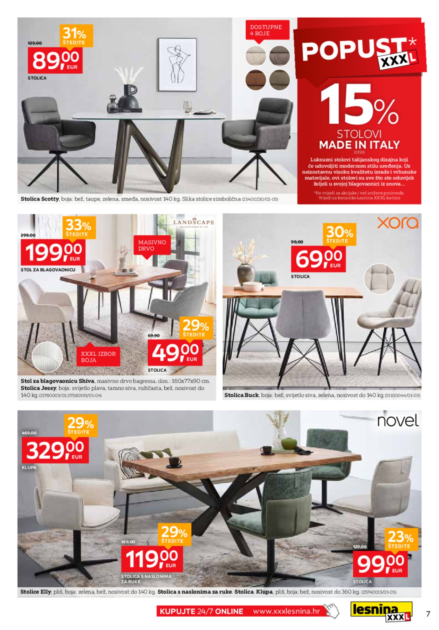 Lesnina katalog Proljetna inspiracija 01.04. - 24.042025.