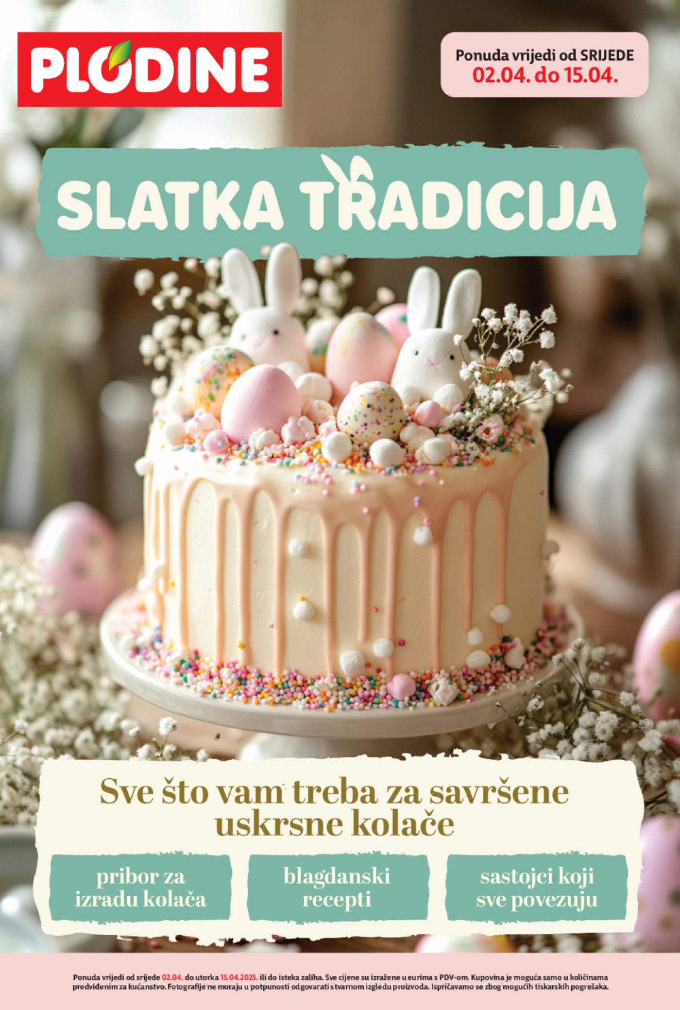 Plodine katalog Slatka tradicija 02.04.-15.04.2025.
