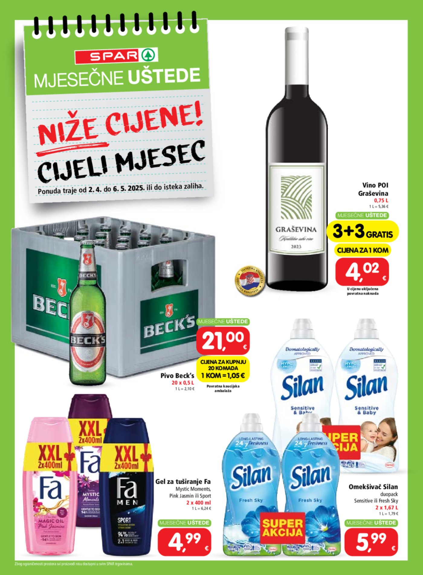 Spar katalog Ušteda 02.04. - 06.05.2025.