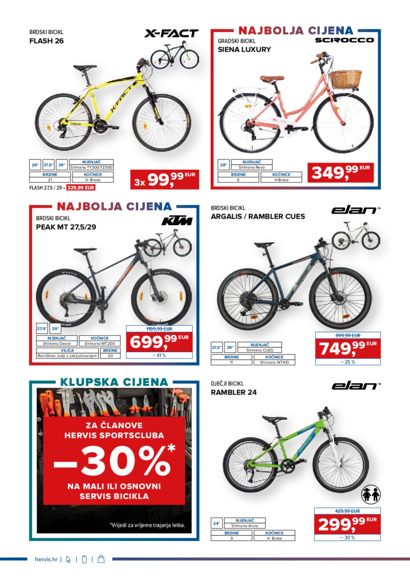 Hervis katalog Akcija 09.04.-15.04.2025.