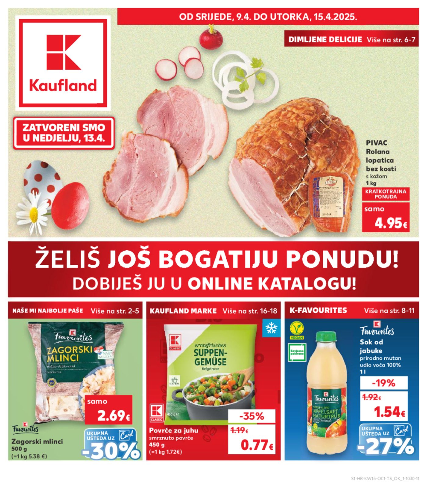 Kaufland katalog Kaufland Marke 09.04.-15.04.2025. Odabrane poslovnice
