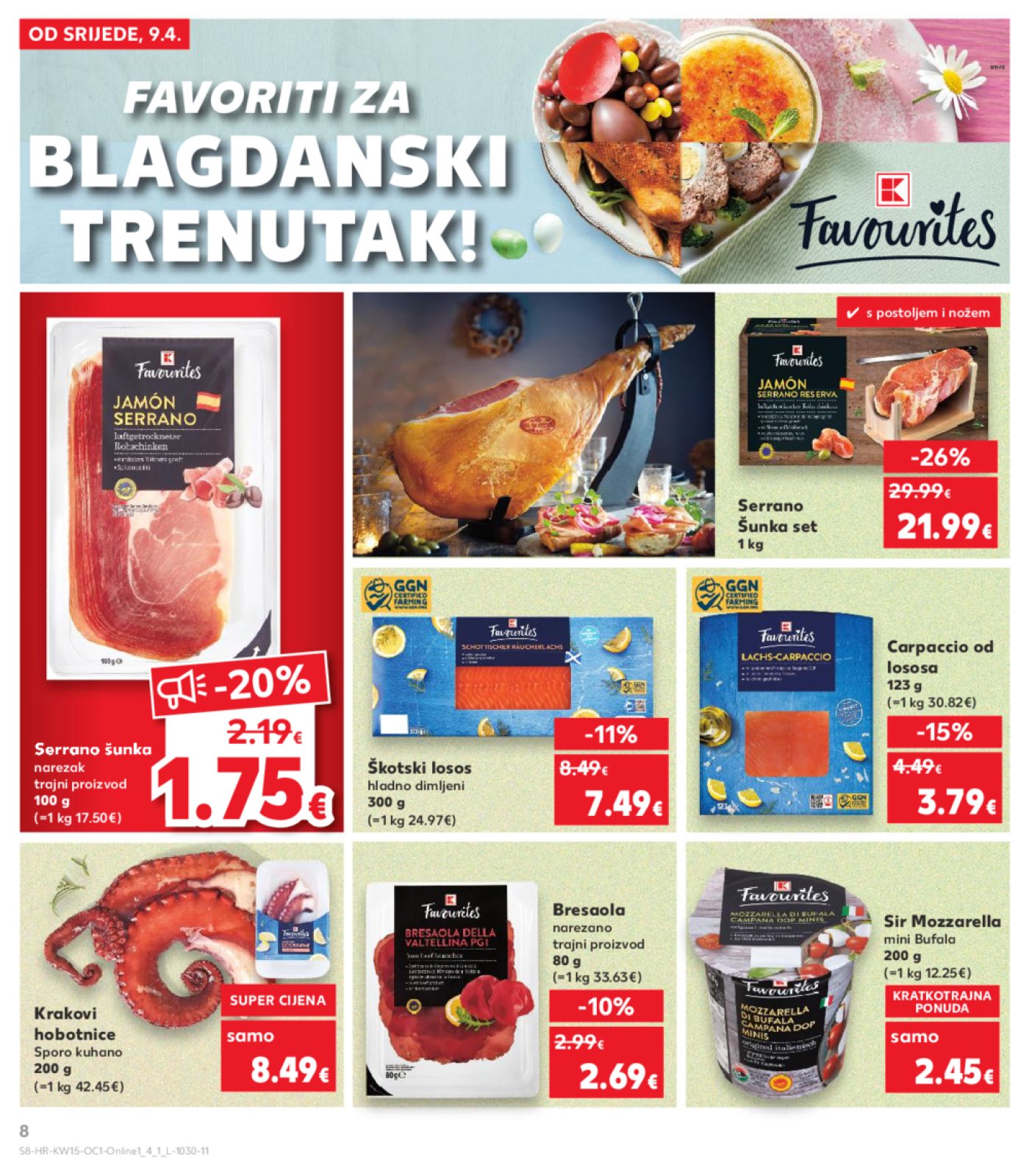 Kaufland katalog Kaufland Marke 09.04.-15.04.2025. Odabrane poslovnice