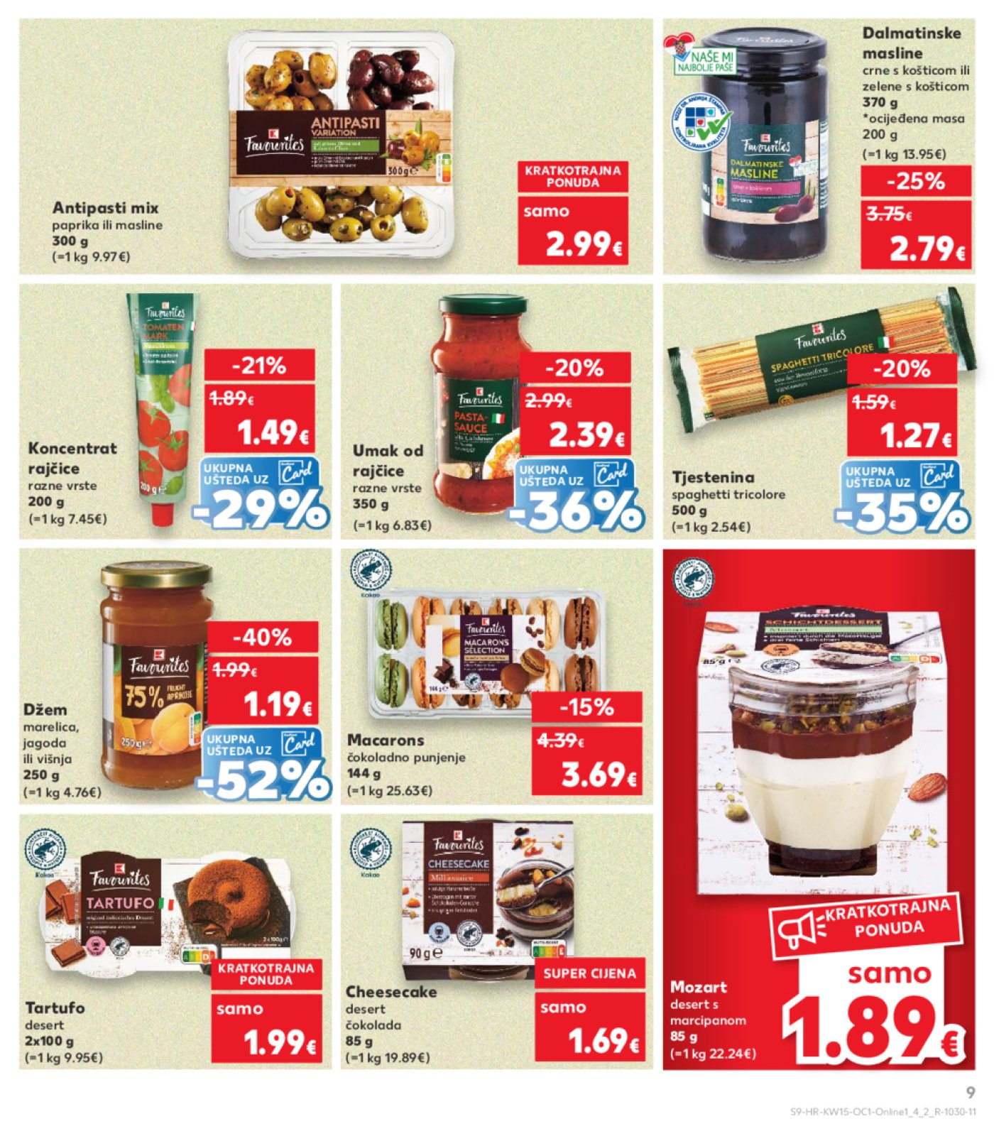 Kaufland katalog Kaufland Marke 09.04.-15.04.2025. Odabrane poslovnice