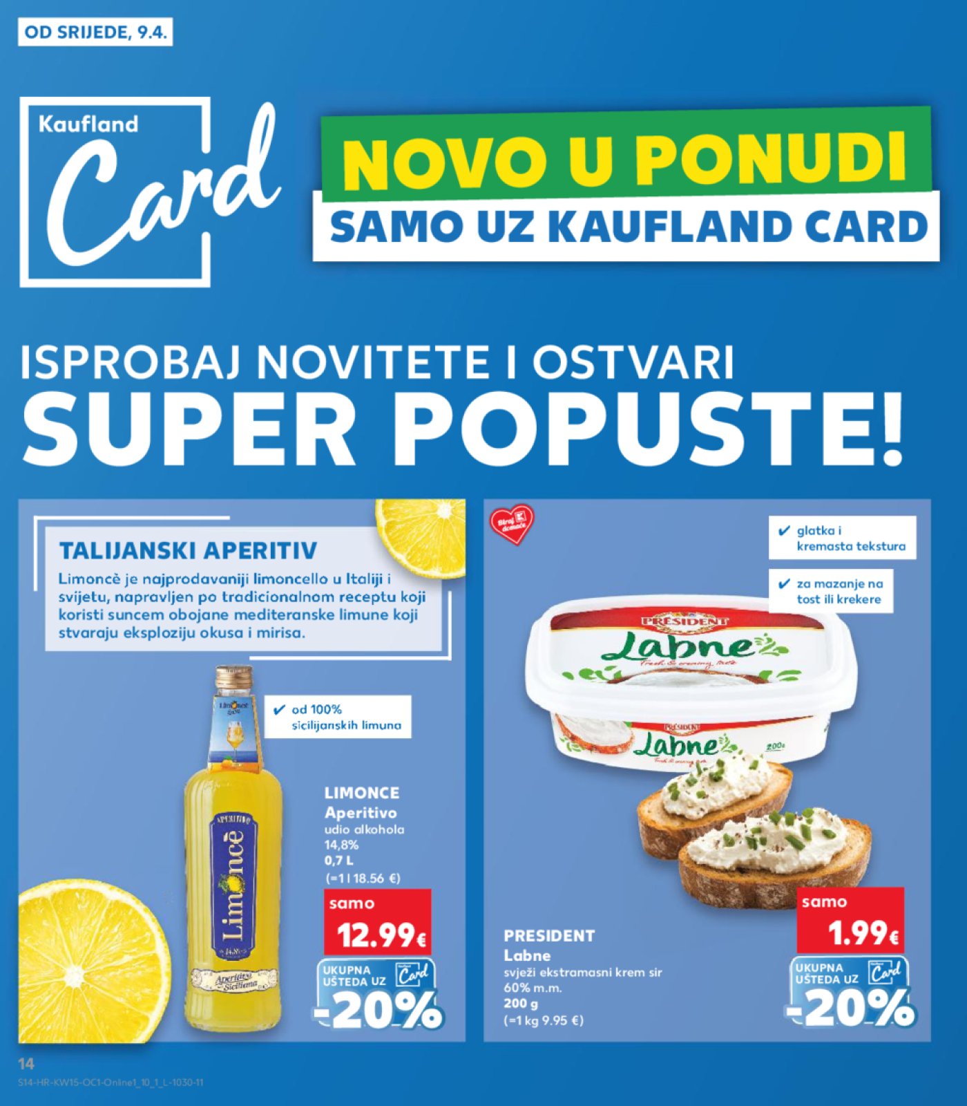 Kaufland katalog Kaufland Marke 09.04.-15.04.2025. Odabrane poslovnice