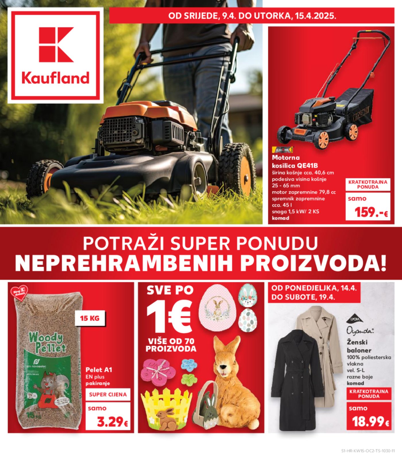 Kaufland katalog Neprehrambenih proizvoda 09.04.-15.04.2025. Odabrane poslovnice