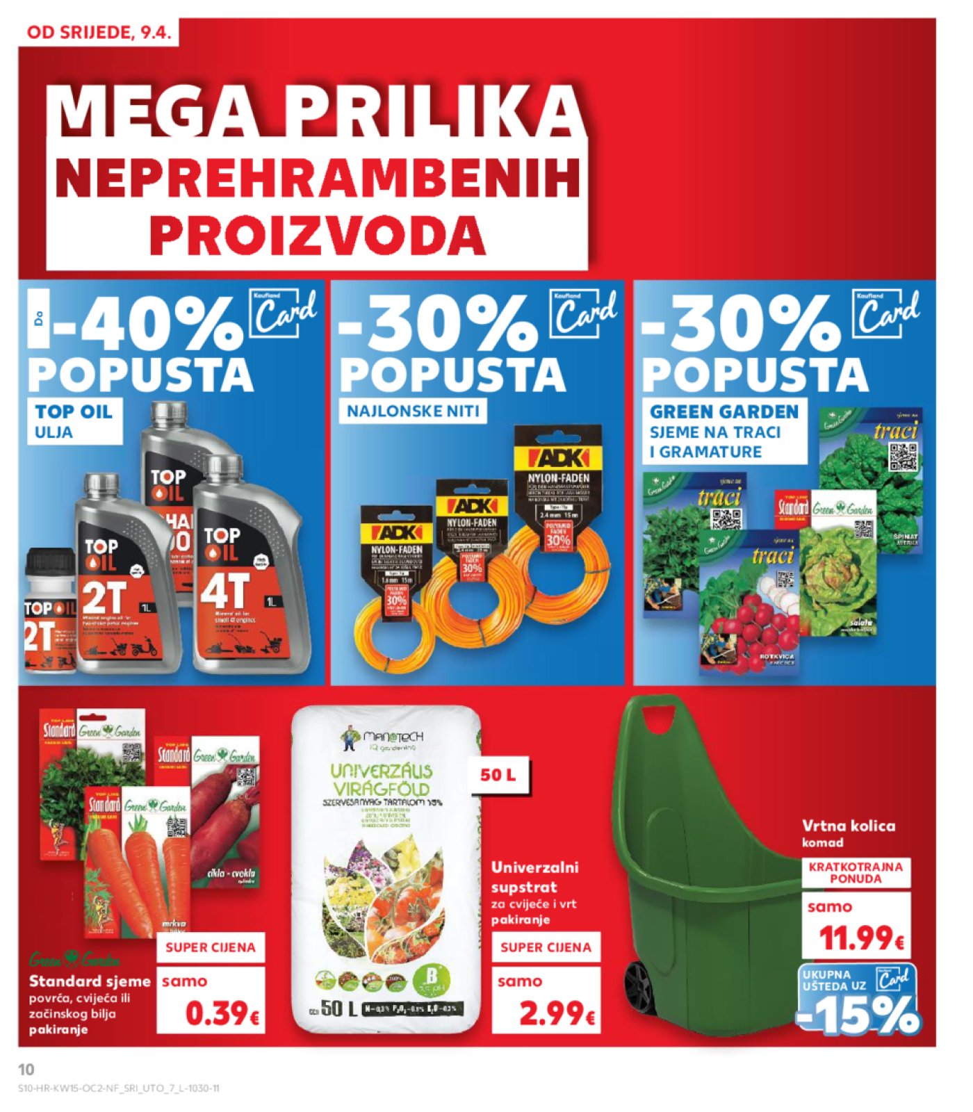 Kaufland katalog Neprehrambenih proizvoda 09.04.-15.04.2025. Odabrane poslovnice