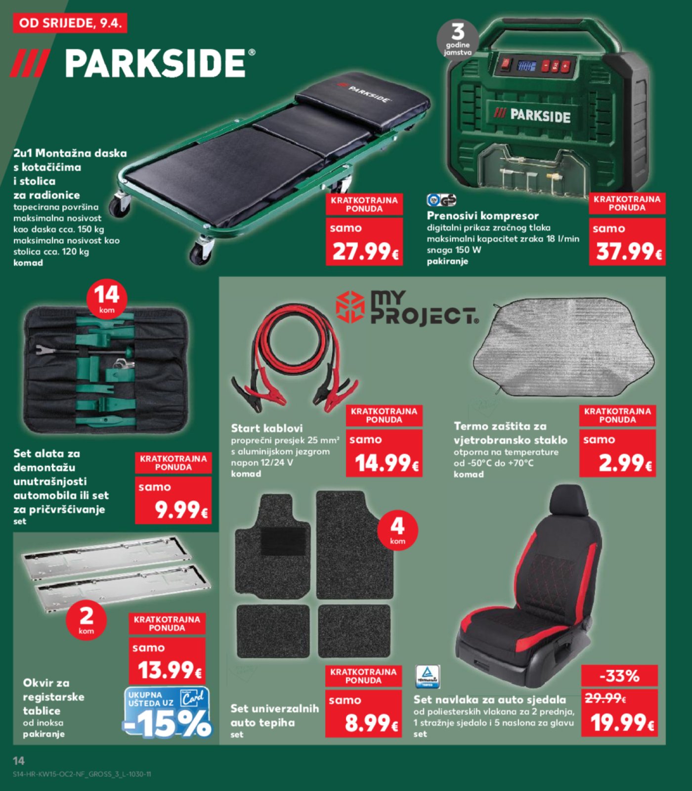 Kaufland katalog Neprehrambenih proizvoda 09.04.-15.04.2025. Odabrane poslovnice