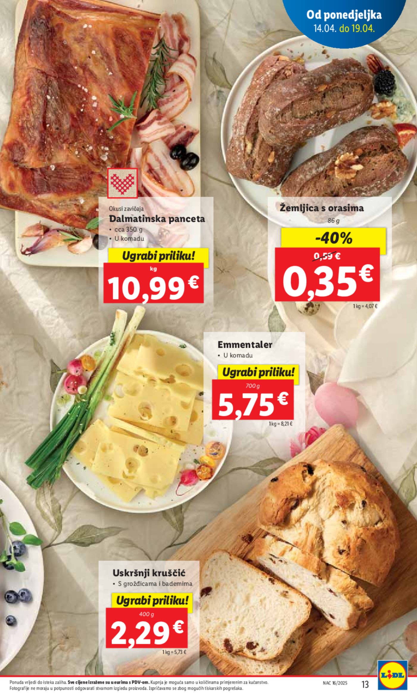 Lidl katalog Super ponuda od ponedjeljka 14.04. - 20.04.2025.