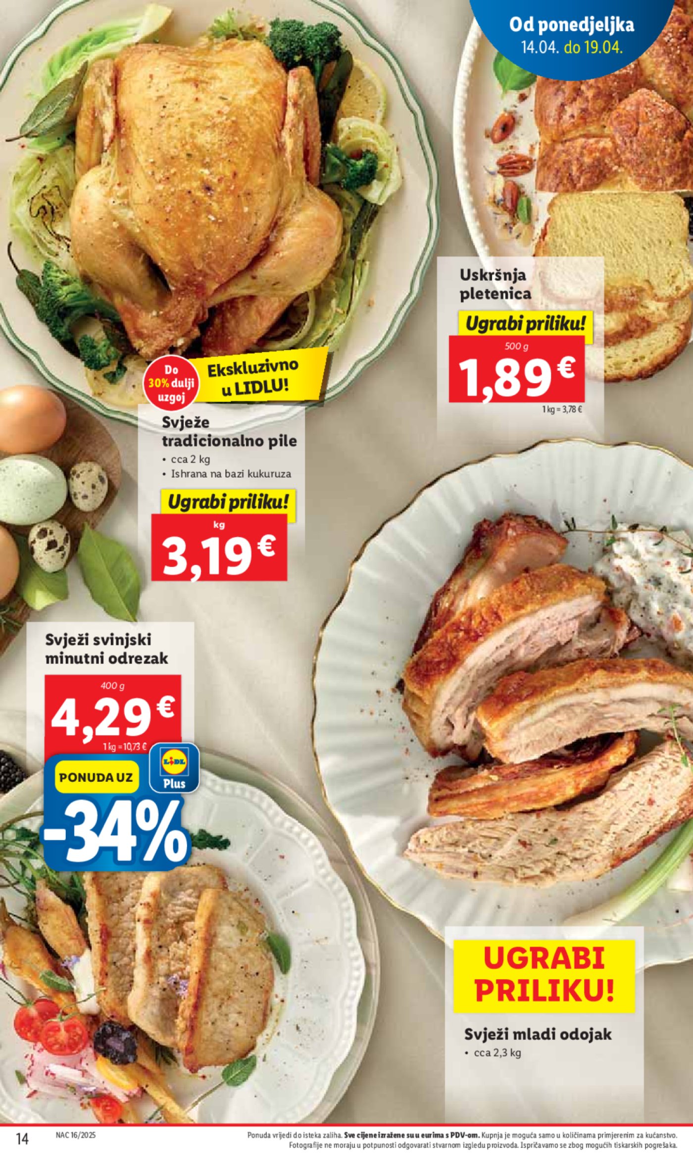Lidl katalog Super ponuda od ponedjeljka 14.04. - 20.04.2025.